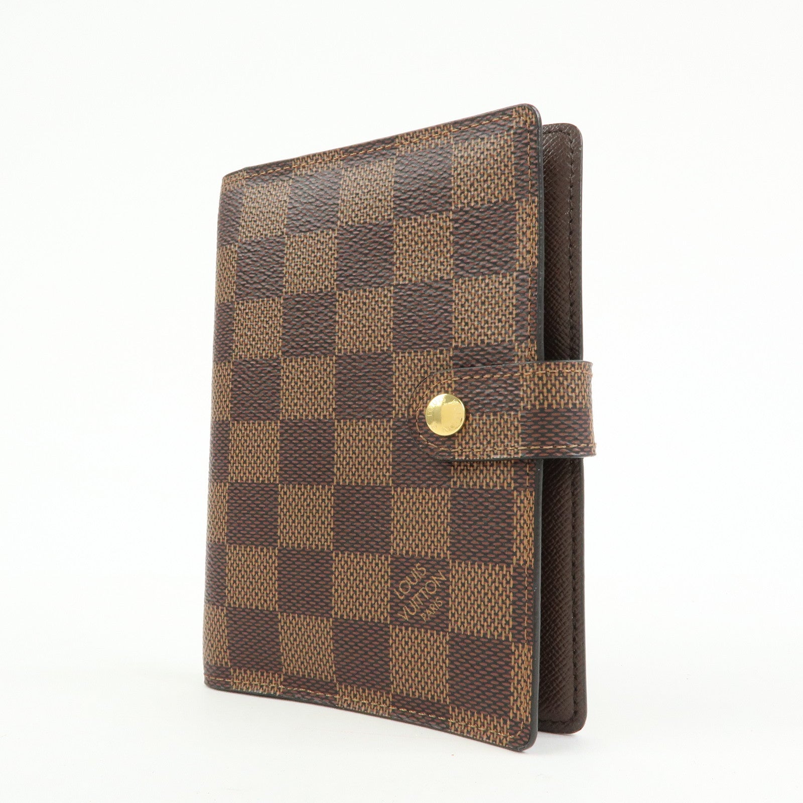 Louis Vuitton Damier Agenda PM Planner Cover Brown R20700