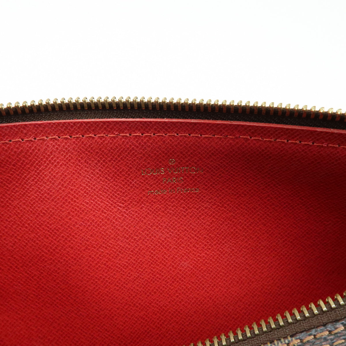 Louis Vuitton Damier Ebene Papillon 30 Hand Bag & Pouch Brown N51303
