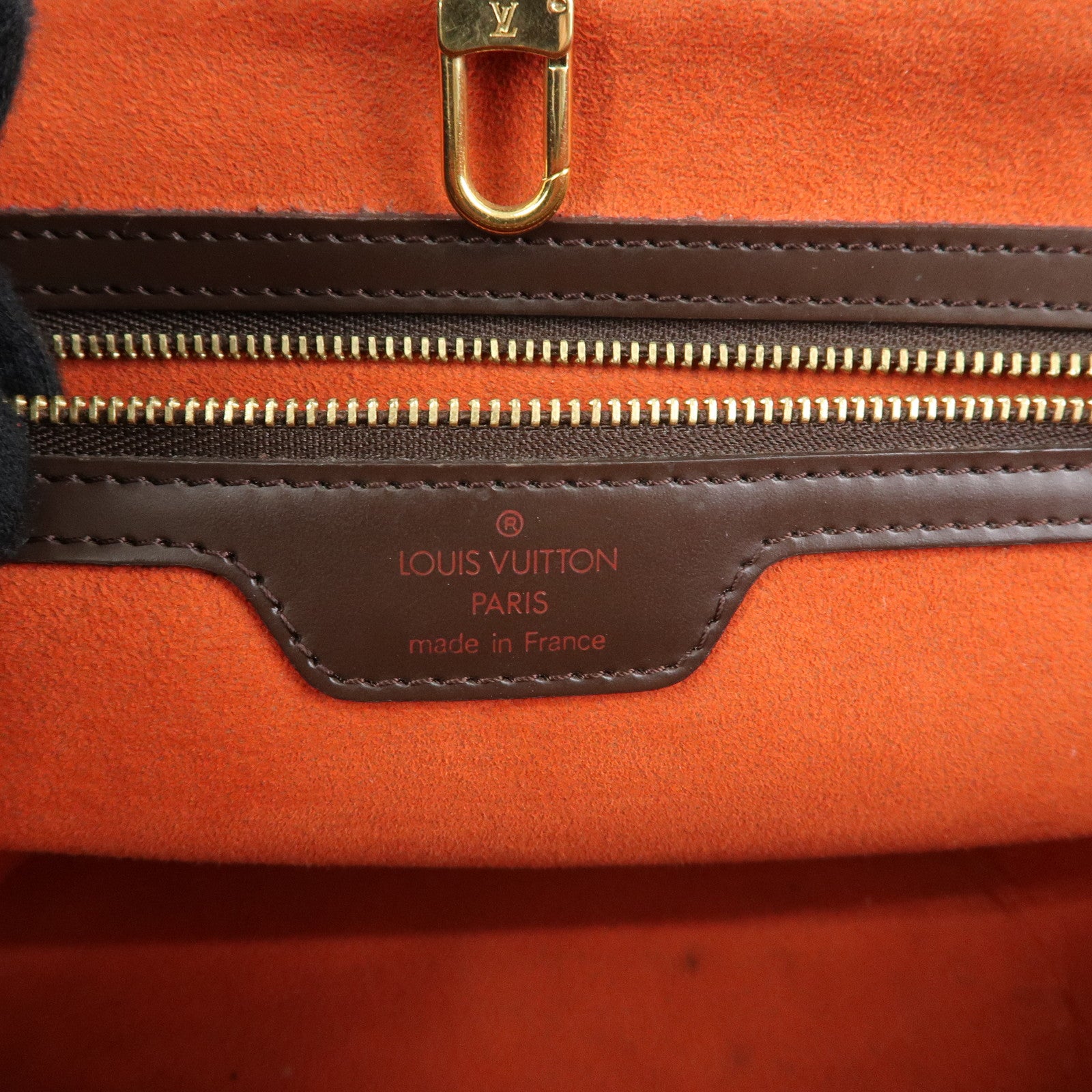 Louis Vuitton Manosque PM Damier Canvas Tote Bag Ebene N51121