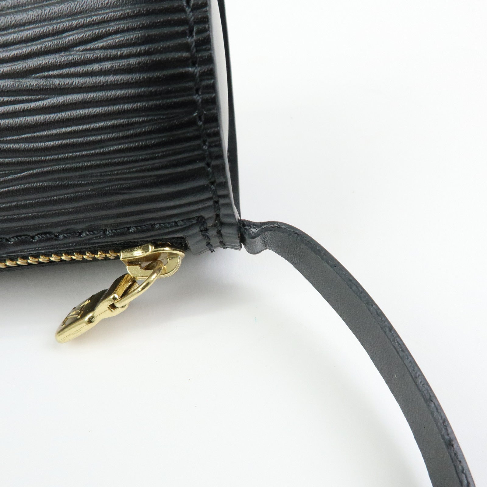 Louis Vuitton Epi Leather Mini Pouch for Papillon Bag Noir Black