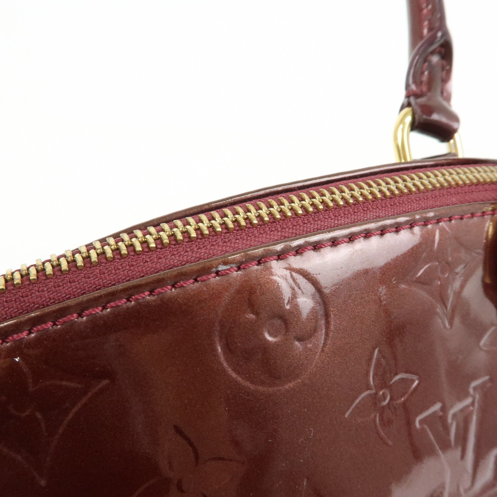 Louis Vuitton Monogram Vernis Sherwood PM Boston Hand Bag M91492