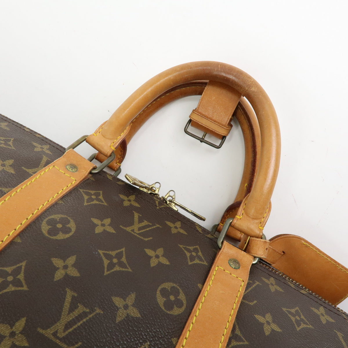 Louis Vuitton Monogram Keep All 55 Boston Bag Brown M41424
