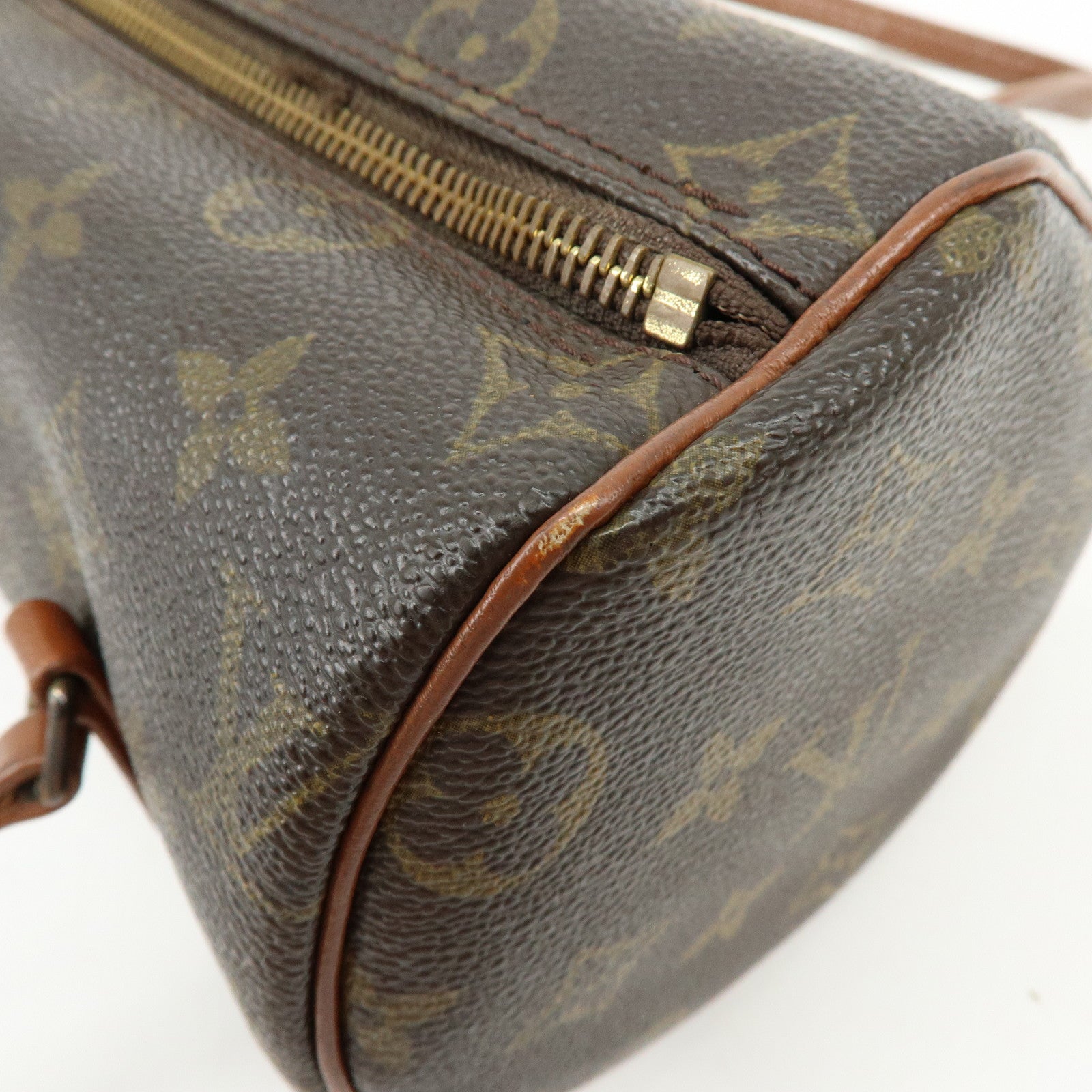 Louis Vuitton Monogram Papillon 26 Hand Bag Brown M51366
