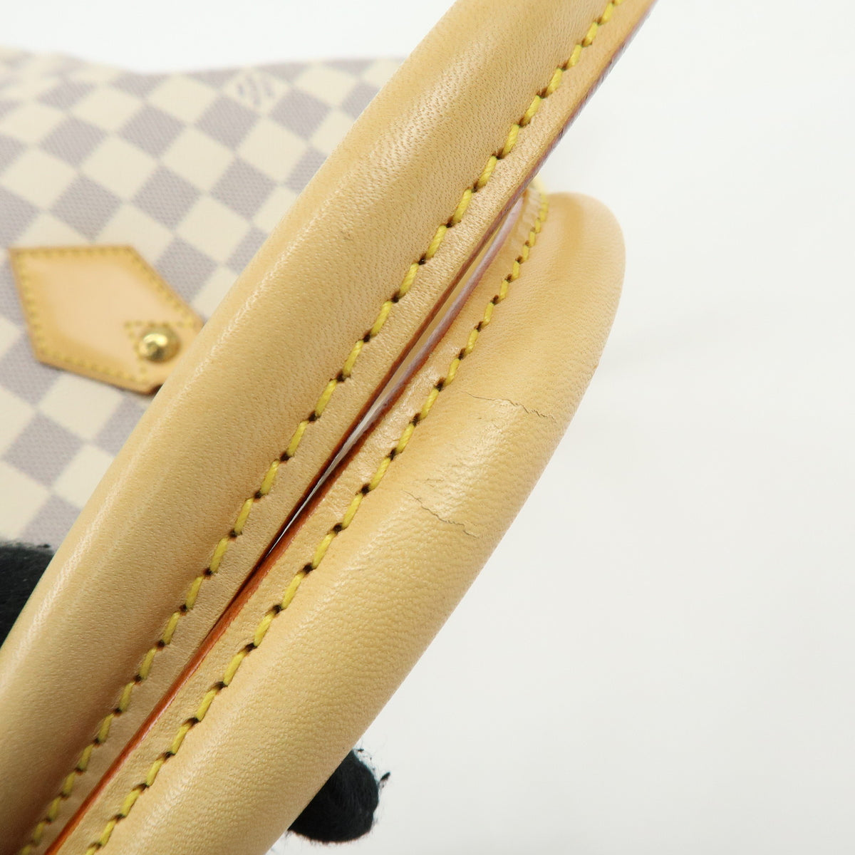 Louis Vuitton Damier Azur Saleya MM Tote Bag Hand Bag N51185