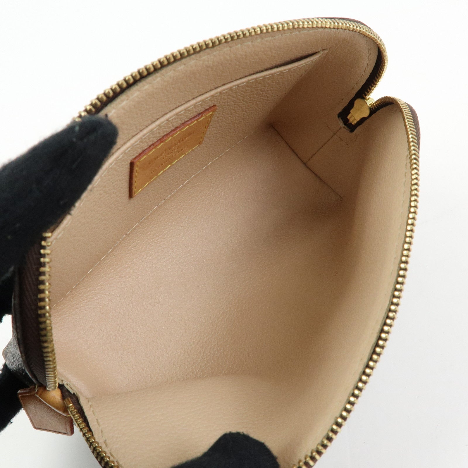 Louis Vuitton Monogram Pochette Cosmetic PM Pouch Brown M47515