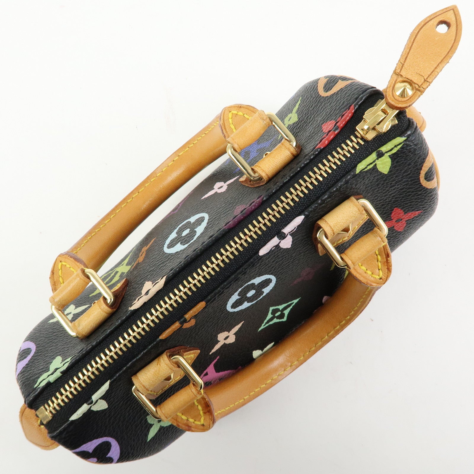 Louis Vuitton Monogram Multicolor Mini Speedy Mini Bag Noir M92644