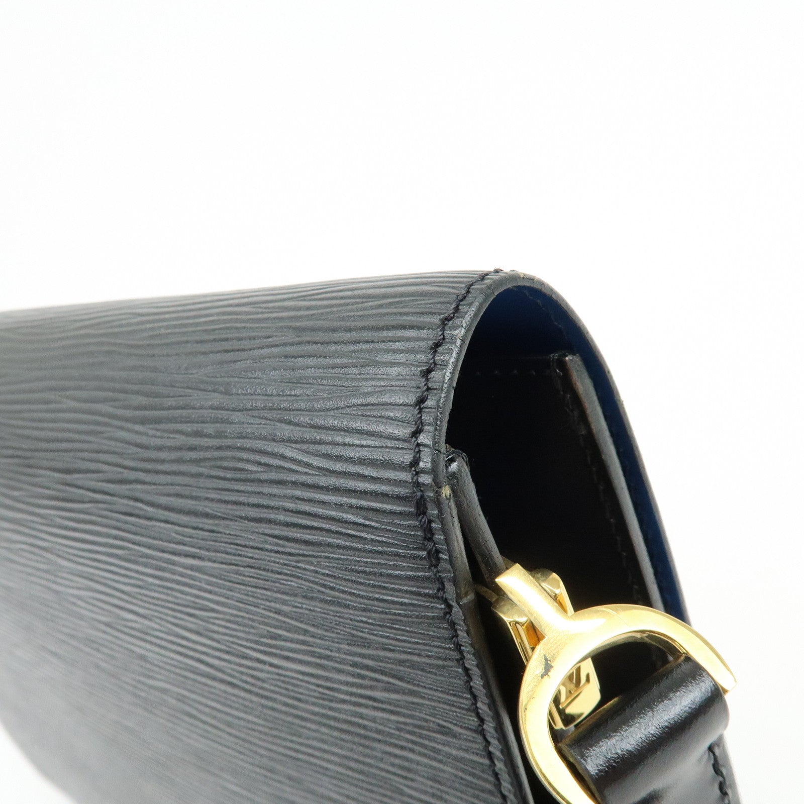 Louis Vuitton Free Run Epi Leather Shoulder Bag Noir Blue M52415