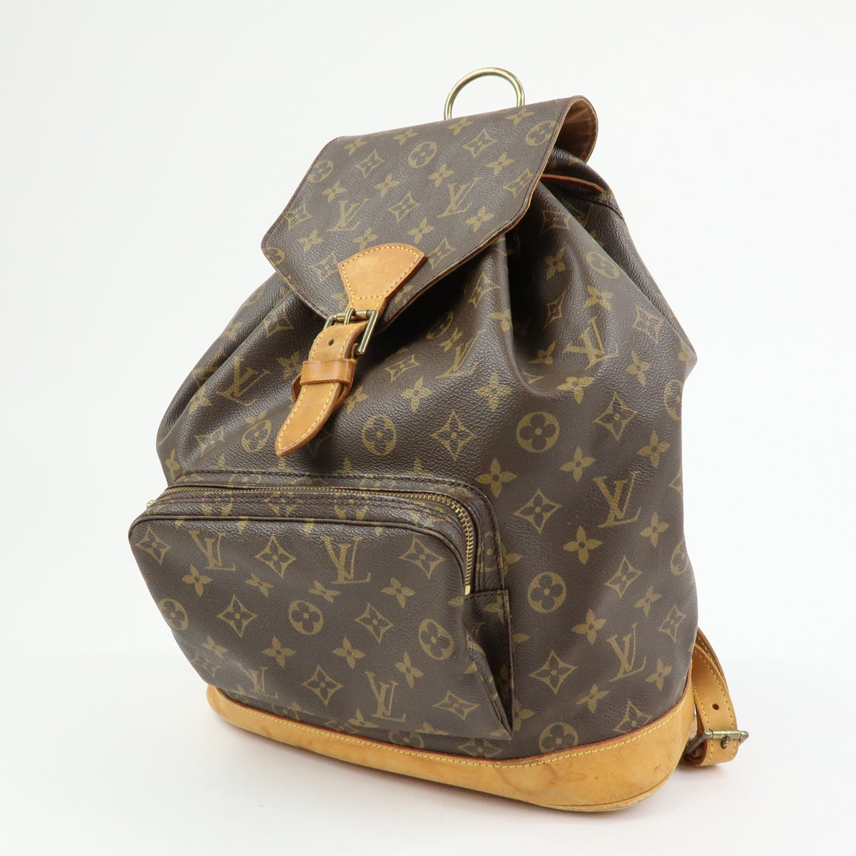 Louis Vuitton Monogram Montsouris GM Backpack Rucksack Brown M51135