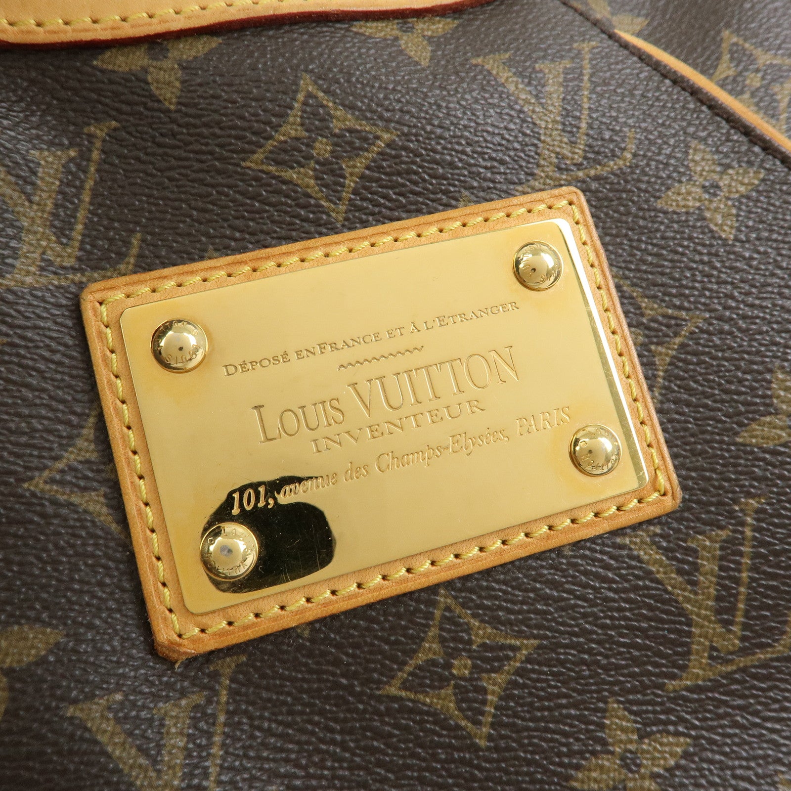 Louis Vuitton Monogram Thames PM Shoulder Bag Hand Bag Brown M56384