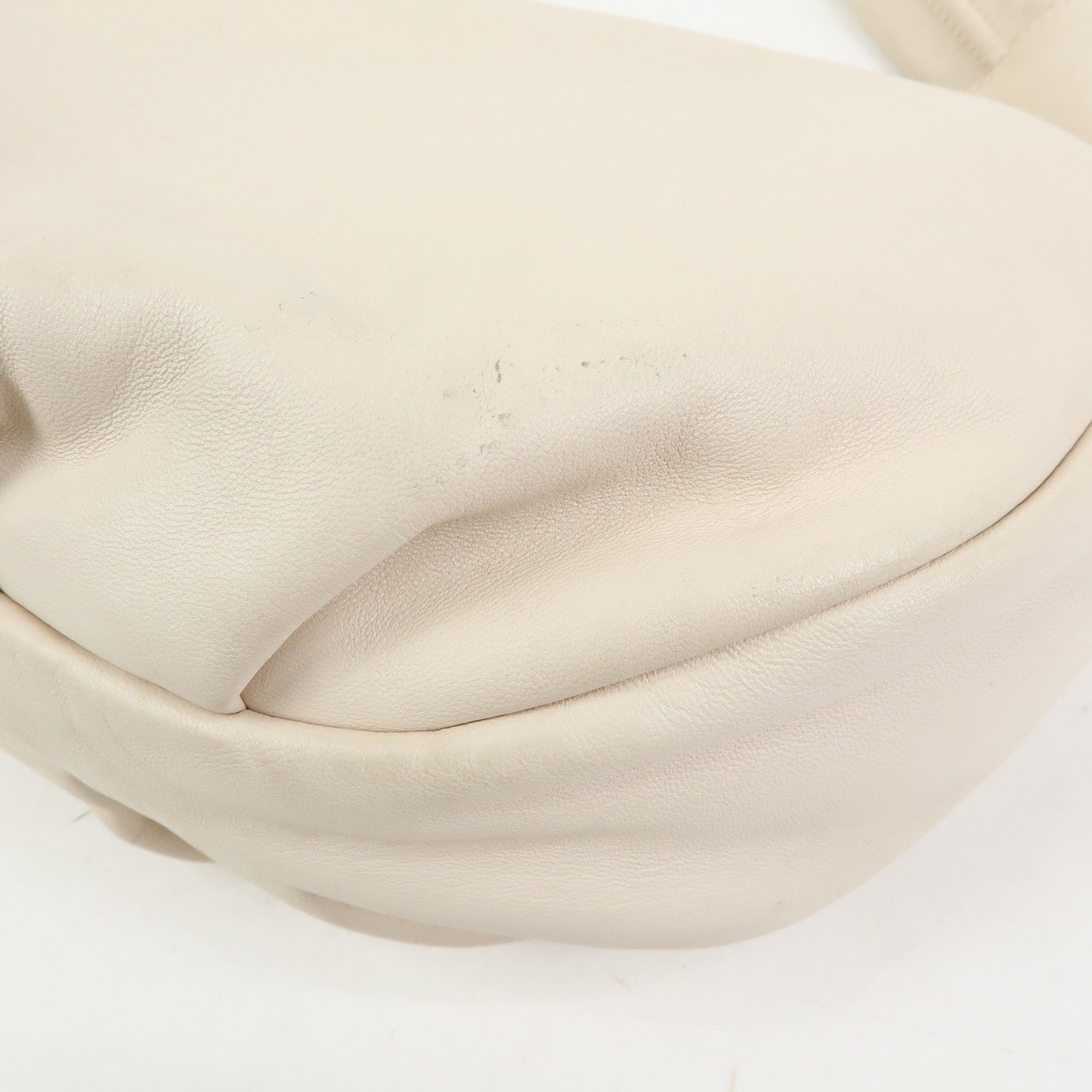 LOEWE Anagram Nappa Leather Hand Bag Shoulder Bag Ivory