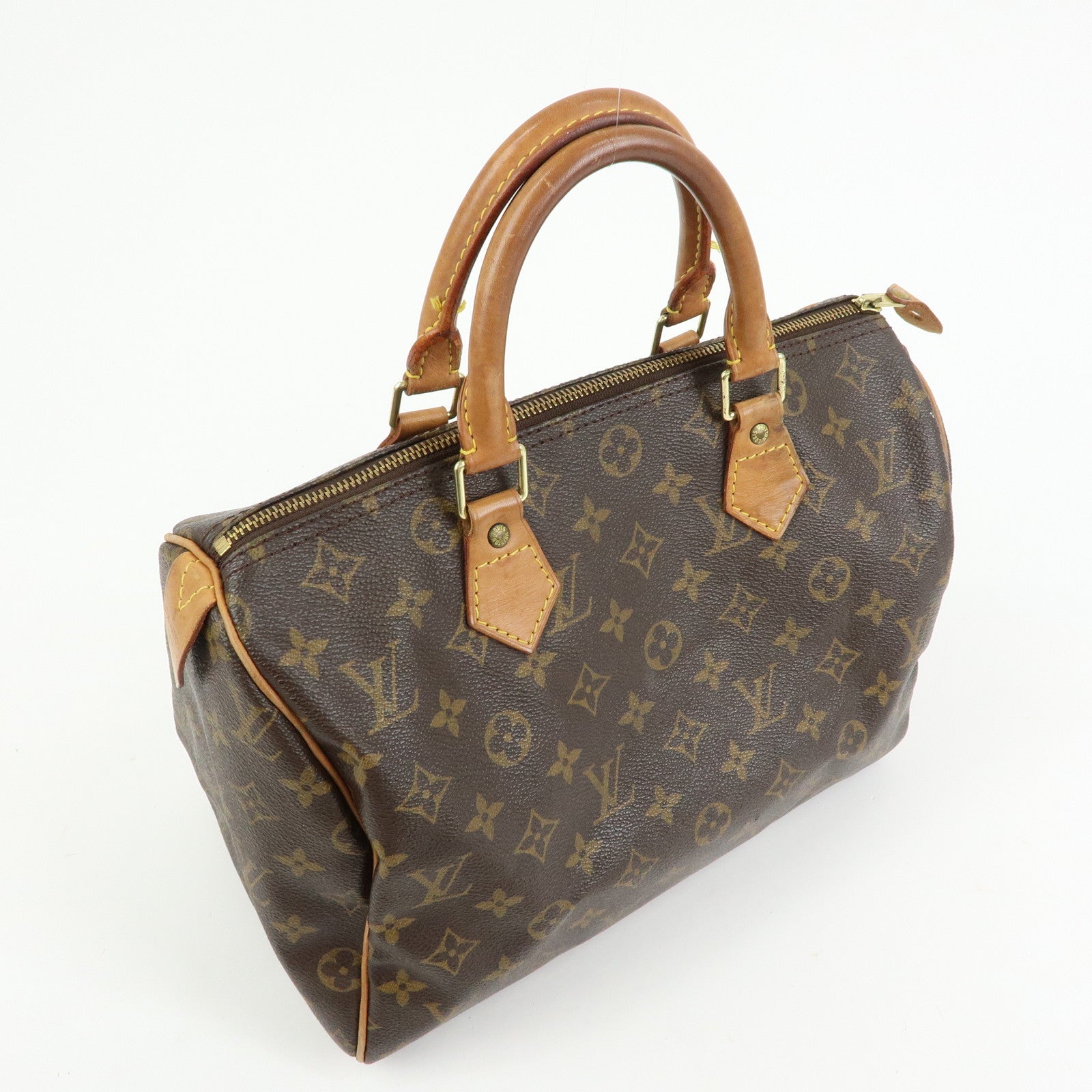 Louis Vuitton Monogram Speedy 30 Boston Bag Hand Bag Brown M41526