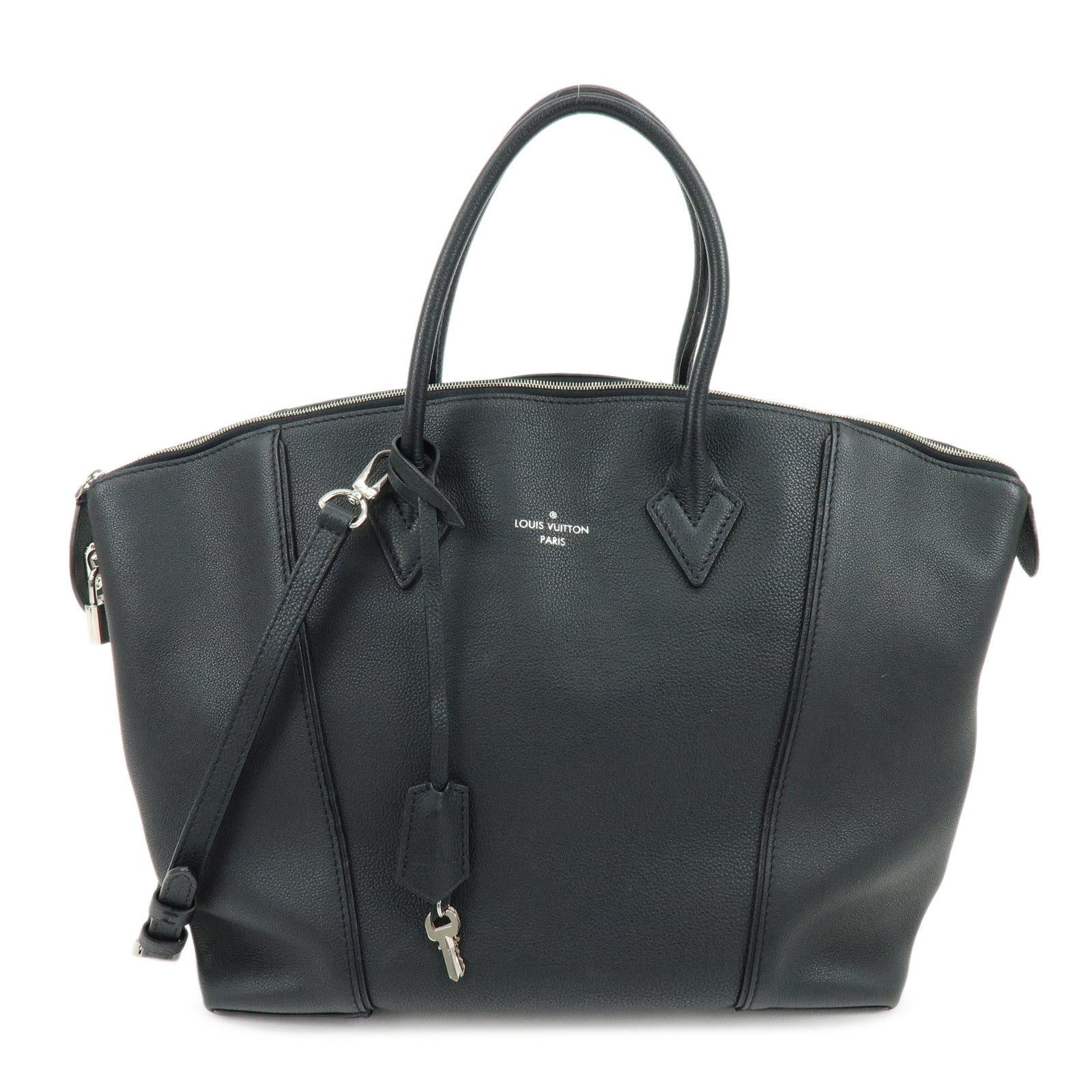 Louis Vuitton Parnasséa LockIt MM Leather 2Way Bag Shoulder Bag M94592