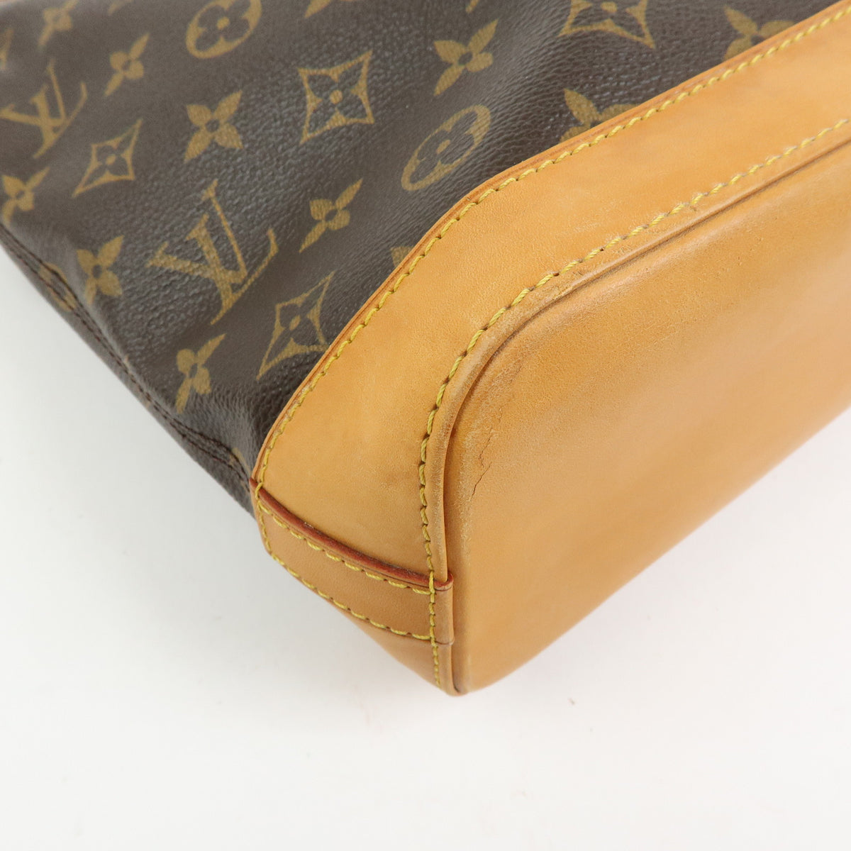 Louis Vuitton Monogram Lockit Hand Bag Tote Bag Brown M40102
