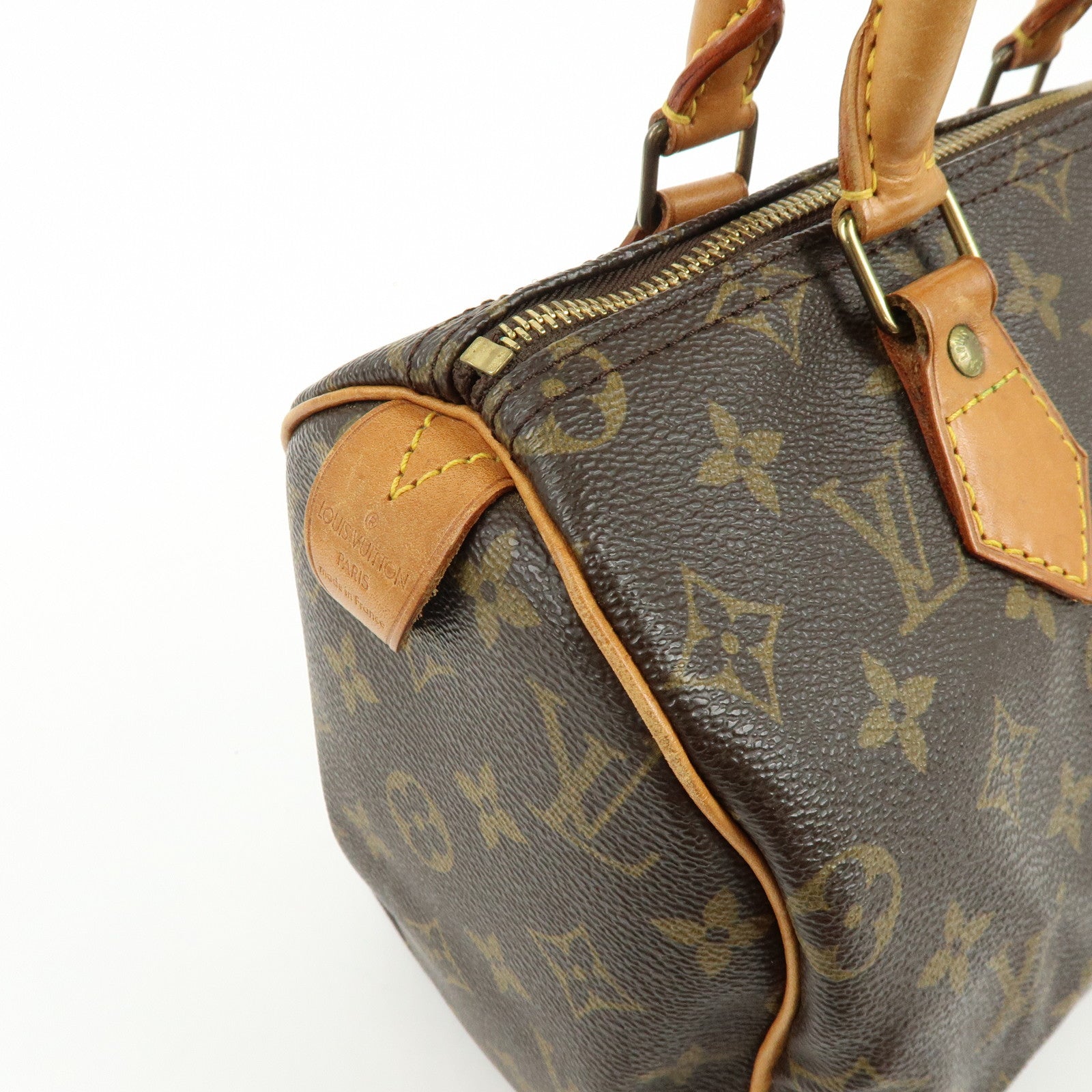 Louis Vuitton Monogram Speedy 25 Boston Bag Hand Bag Brown M41528