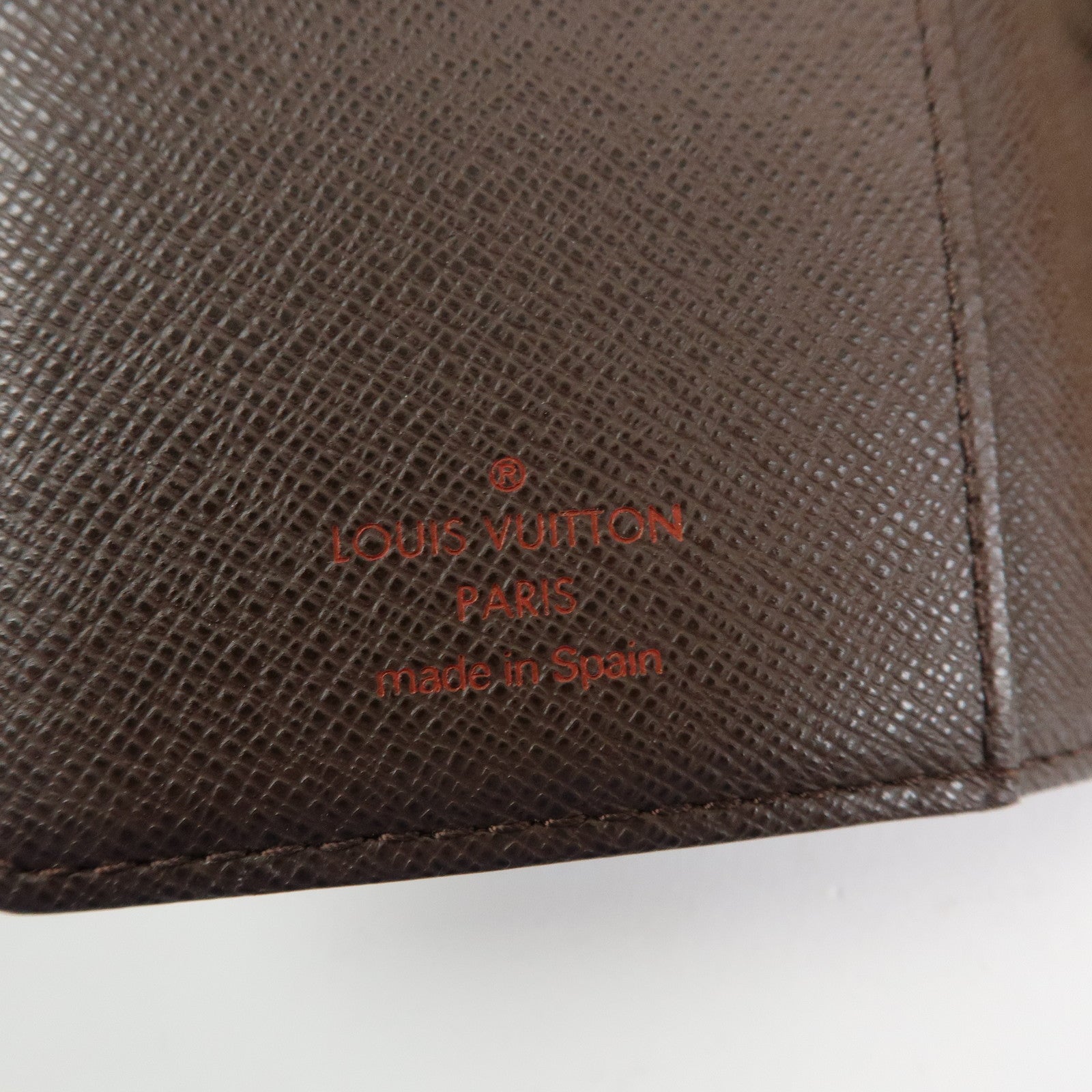 Louis Vuitton Damier Agenda PM Planner Cover Brown R20700