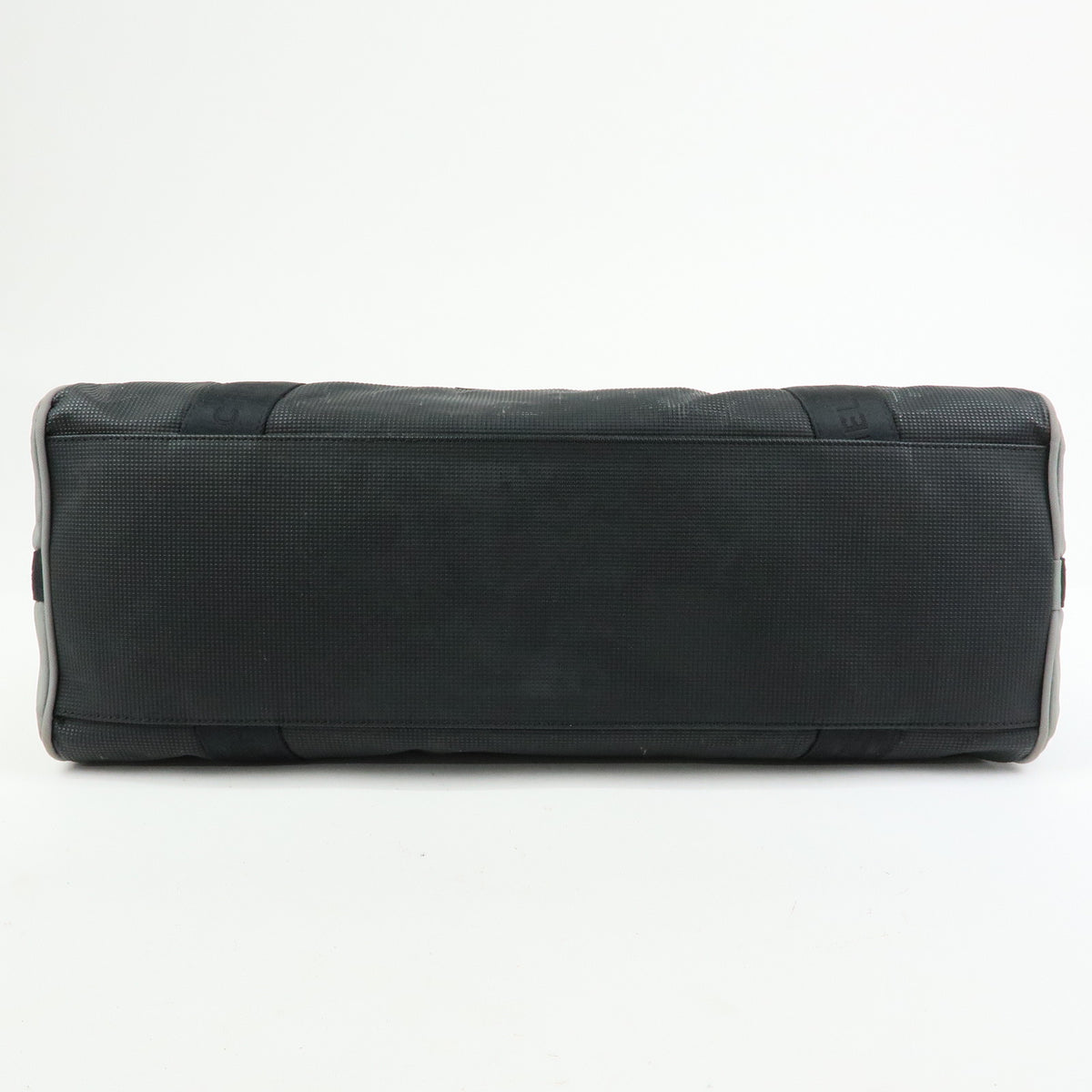 CHANEL Sport Line Nylon Canvas  Boston Bag Black Emerald Green