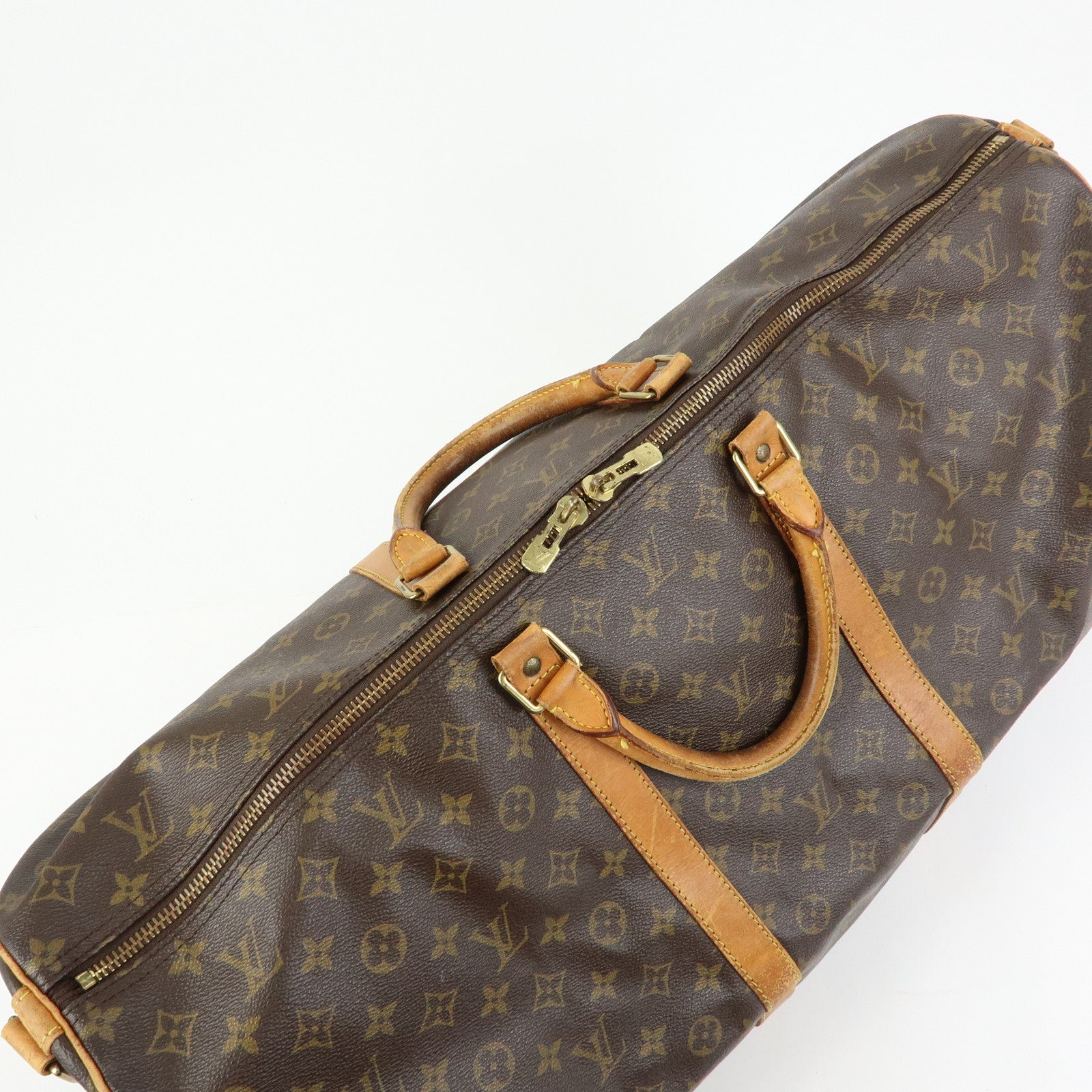 Louis Vuitton Monogram Keep All Bandouliere 60 Boston Bag M41412