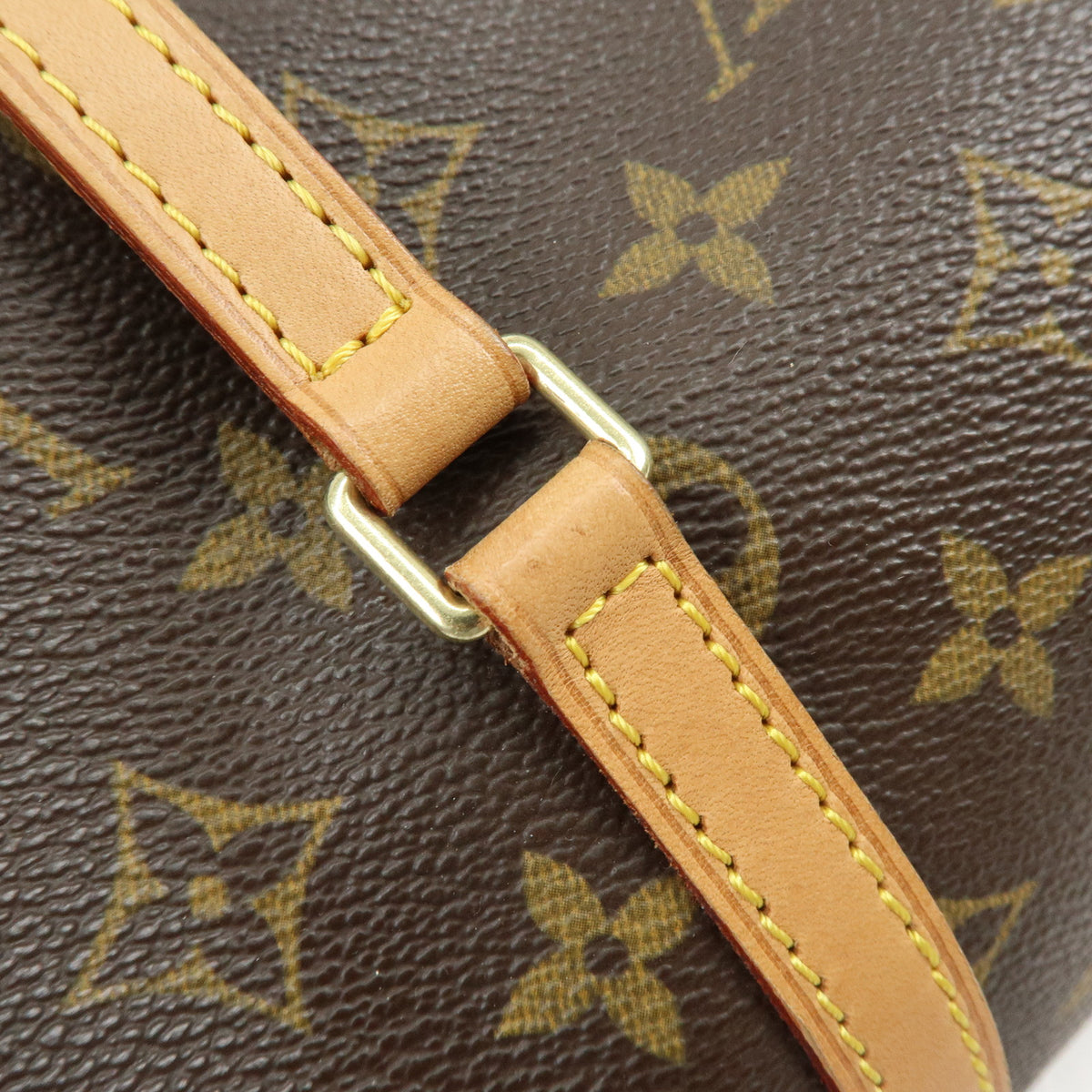 Louis Vuitton Monogram Papillon 30 Hand Bag Brown M51385