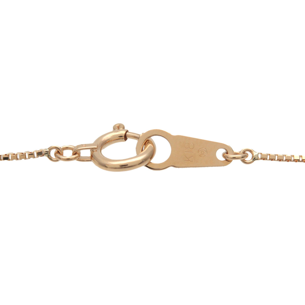 TASAKI Pearl Diamond Necklace 0.03ct K18 750YG Yellow Gold