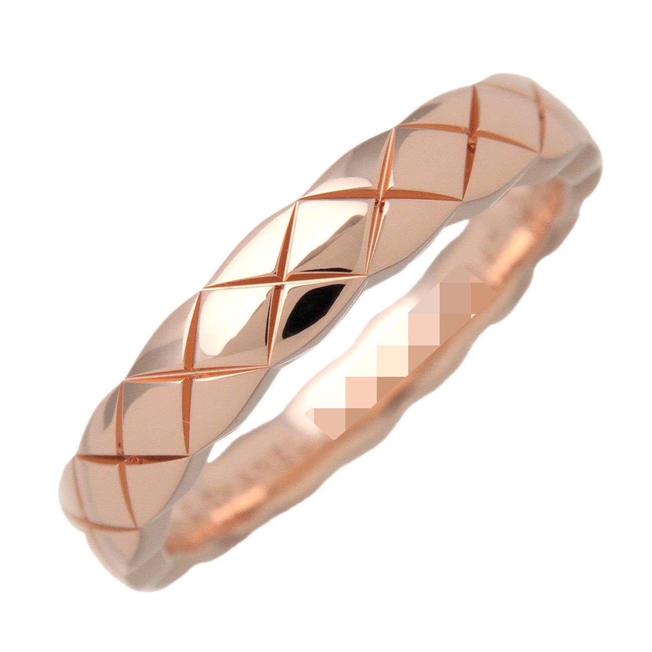 CHANEL COCO Crush Ring Mini K18 750PG Rose Gold #47 US4 EU47 J11785