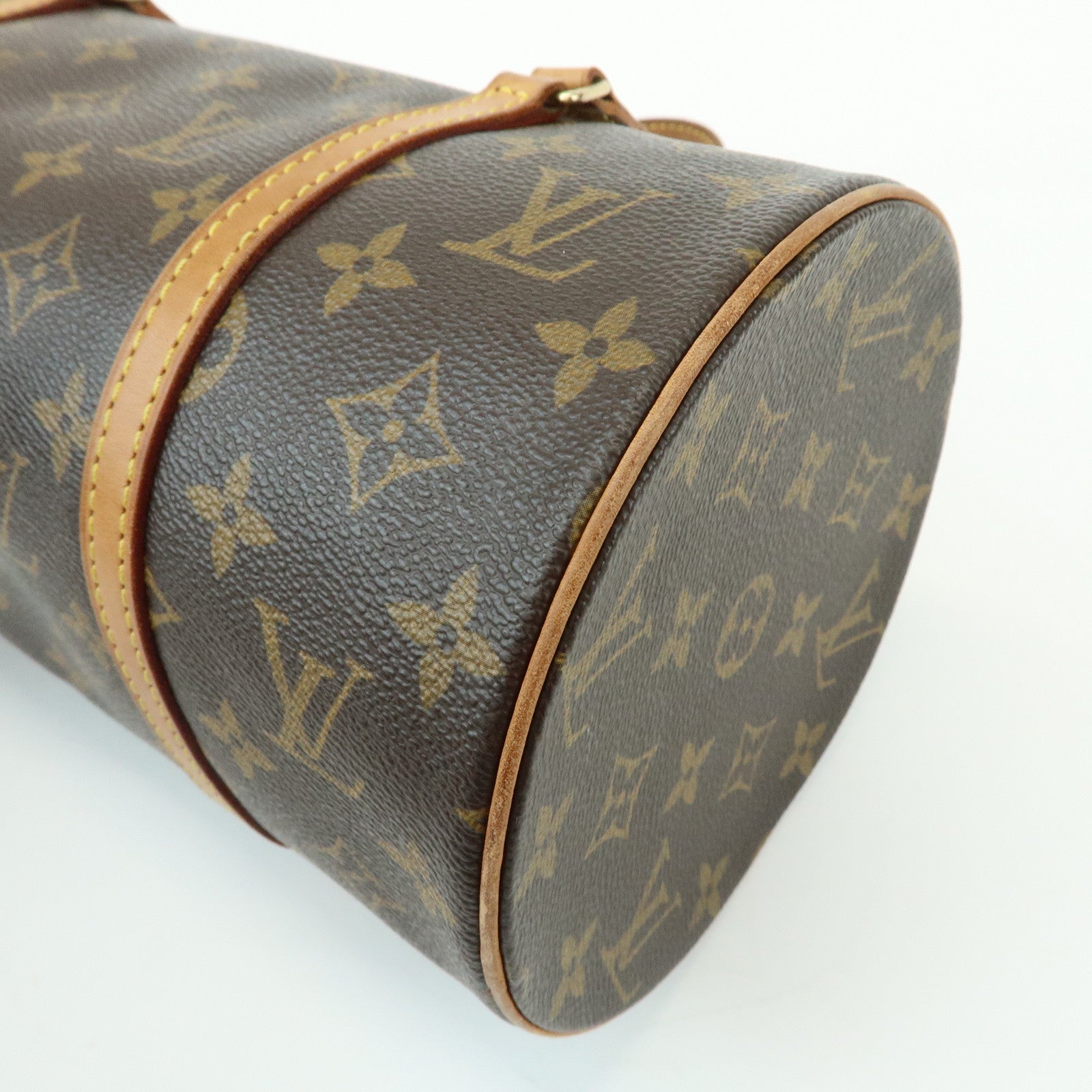 Louis Vuitton Monogram Canvas Leather Papillon 30 Brown M51385