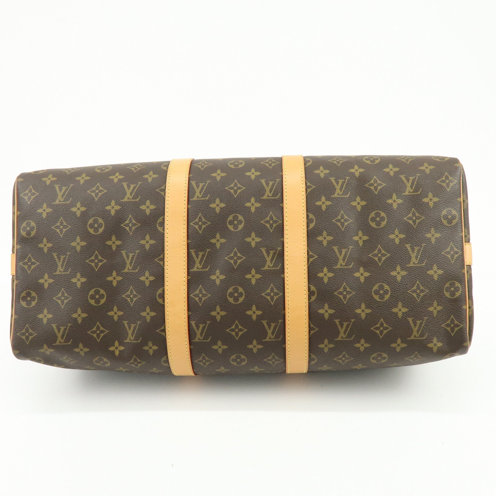 Louis Vuitton Monogram Keep All Bandouliere 50 Boston Bag M41416