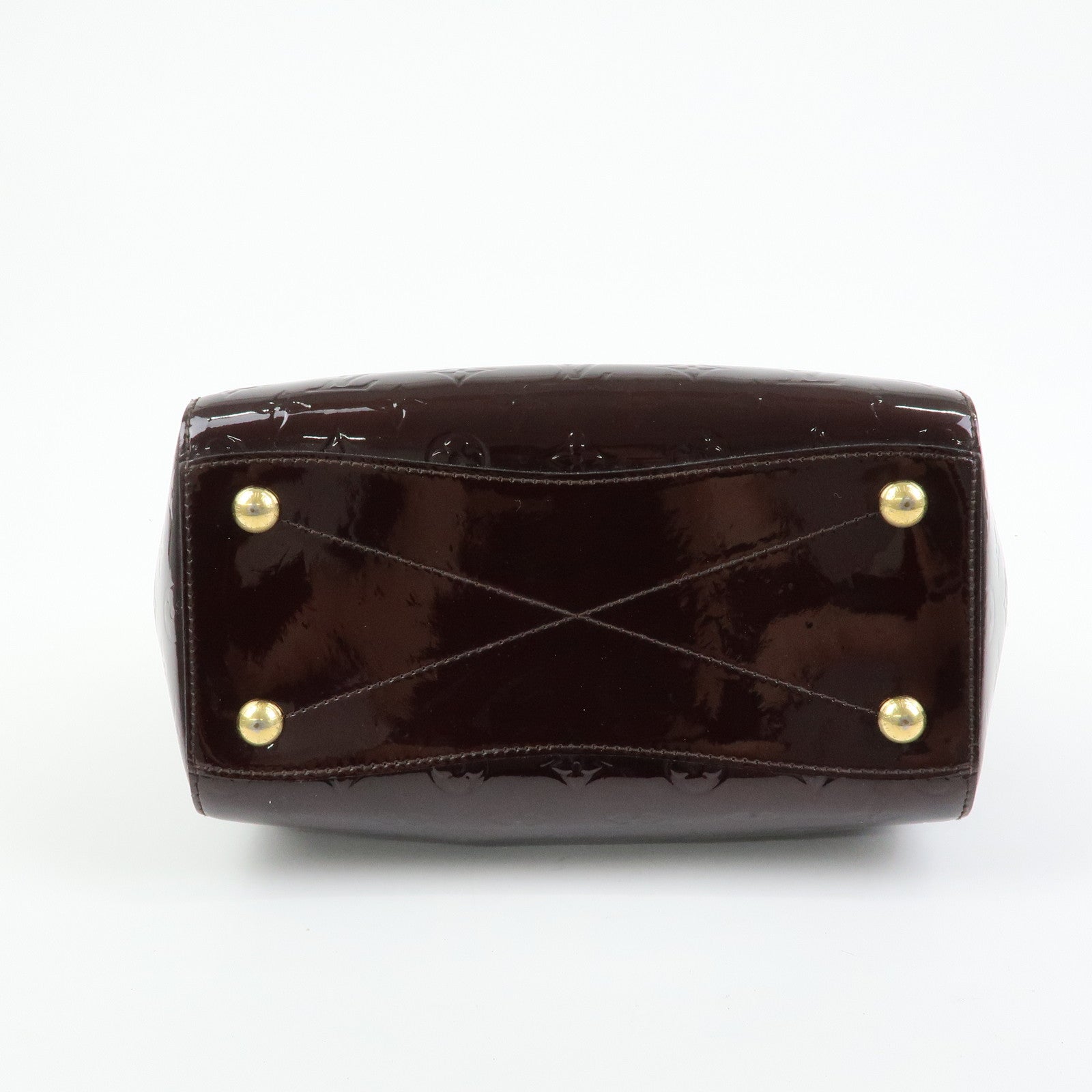 Louis Vuitton Monogram Vernis Montana Leather Hand Bag Amarante M90057