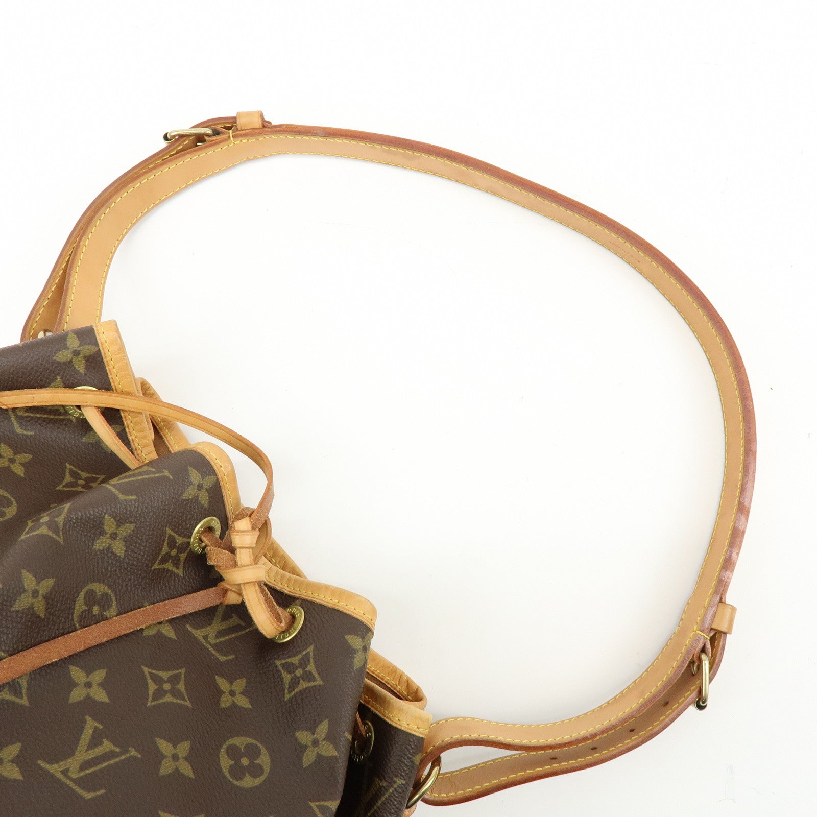 Louis Vuitton Monogram Petit Noe Shoulder Bag Brown M42226