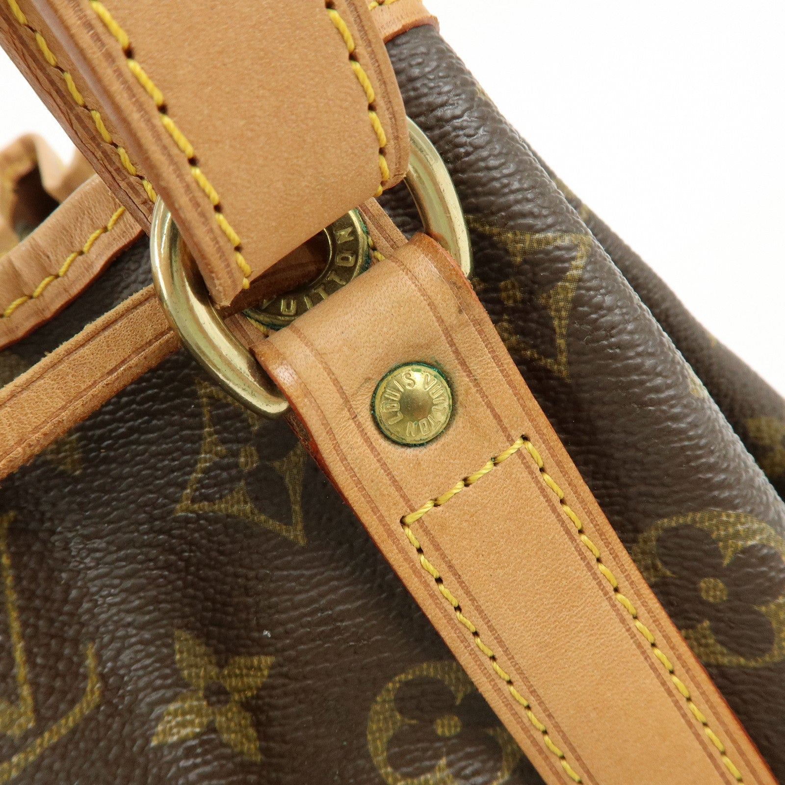 Louis Vuitton Monogram Petit Noe Shoulder Bag Brown M42226