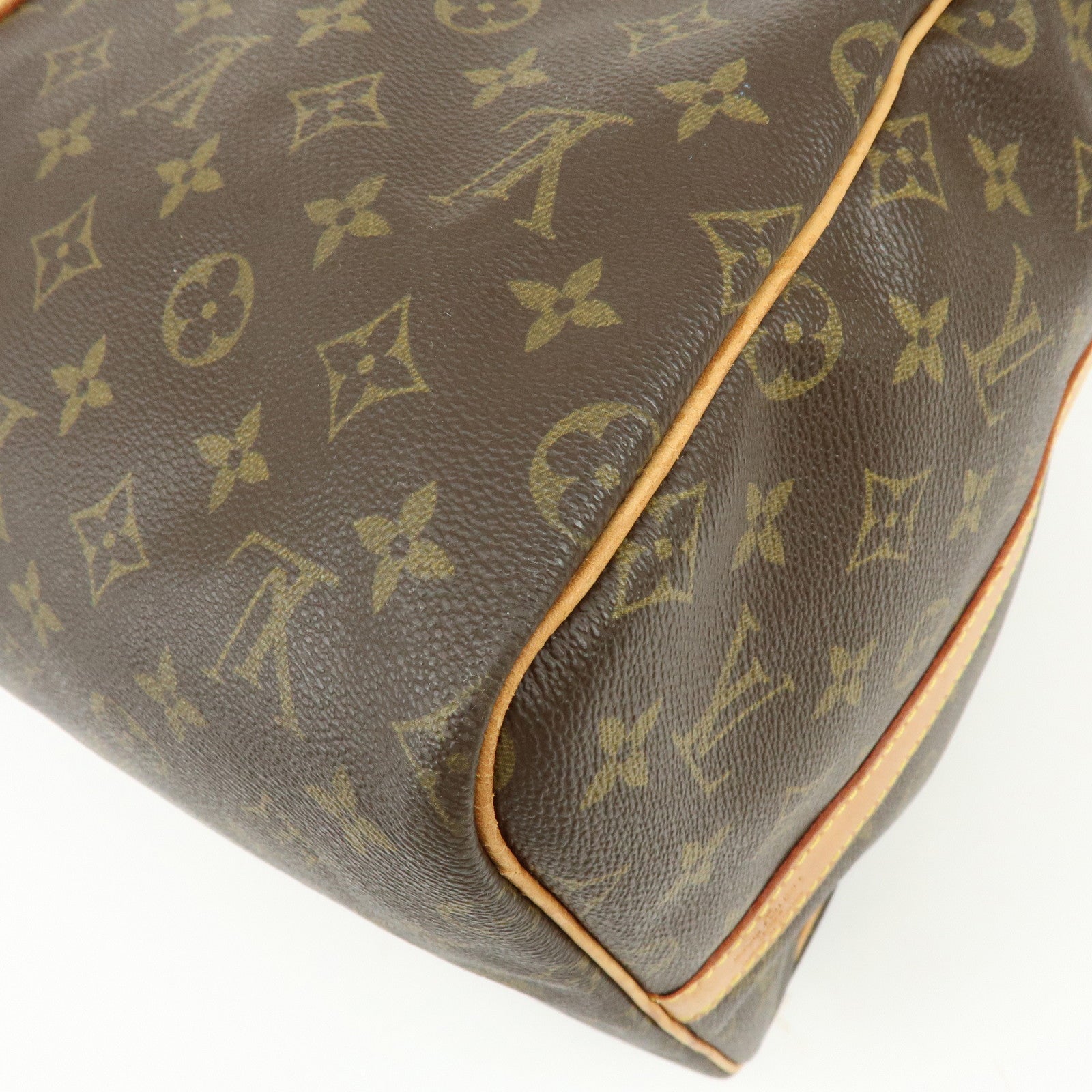 Louis Vuitton Keep All Bandouliere 55 Boston Bag Hand Bag Brown M41414