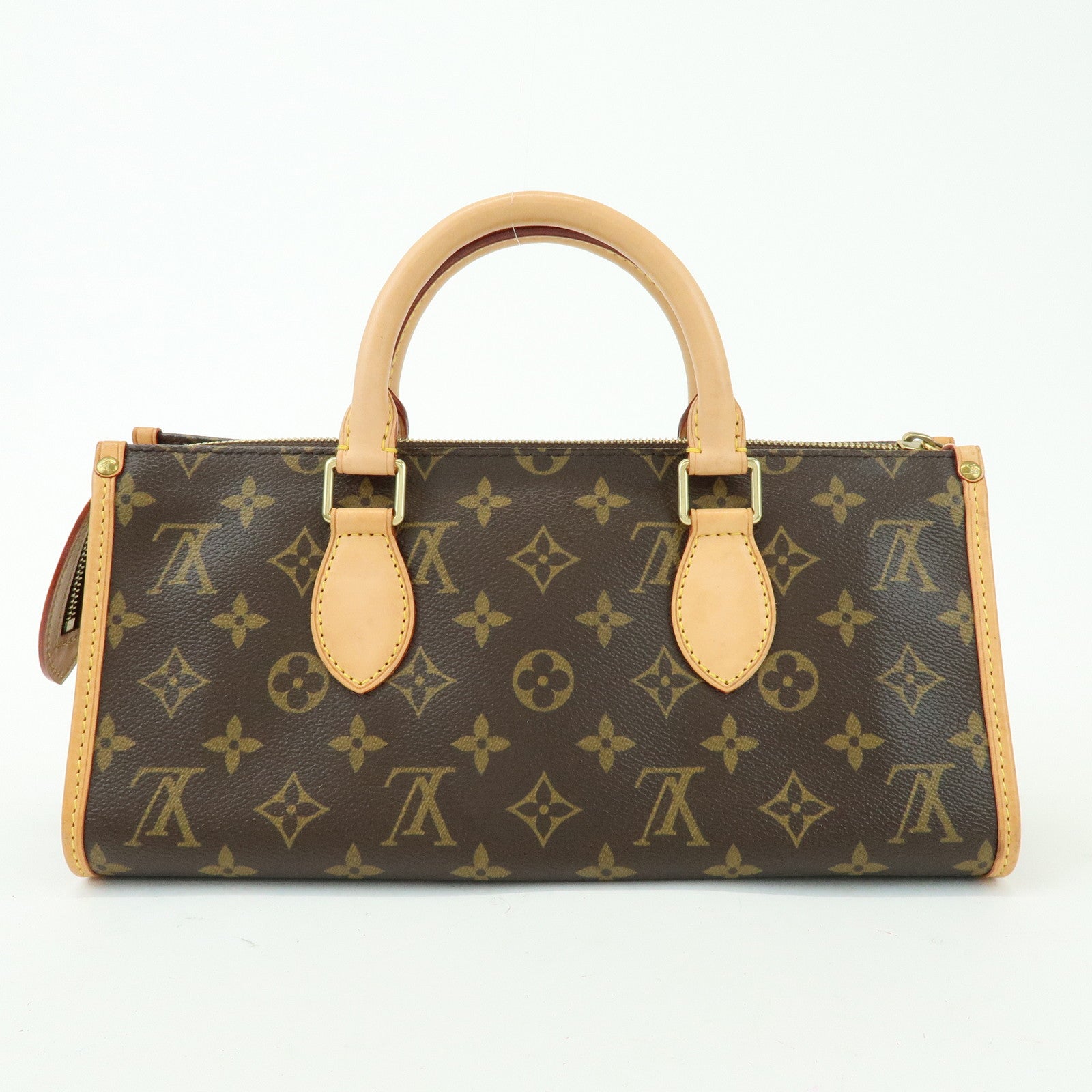 Louis Vuitton Monogram Popincourt Canvas Hand Bag Brown M40009