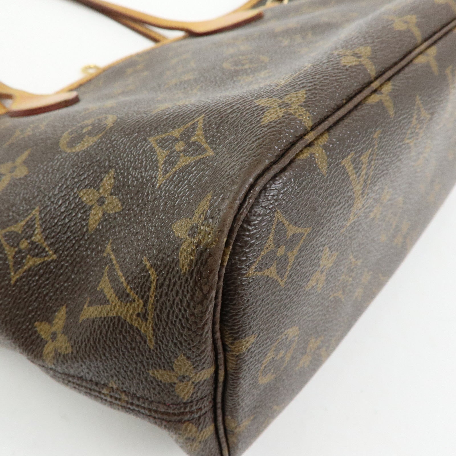 Louis Vuitton Monogram Neverfull PM Tote Bag Brown M41245