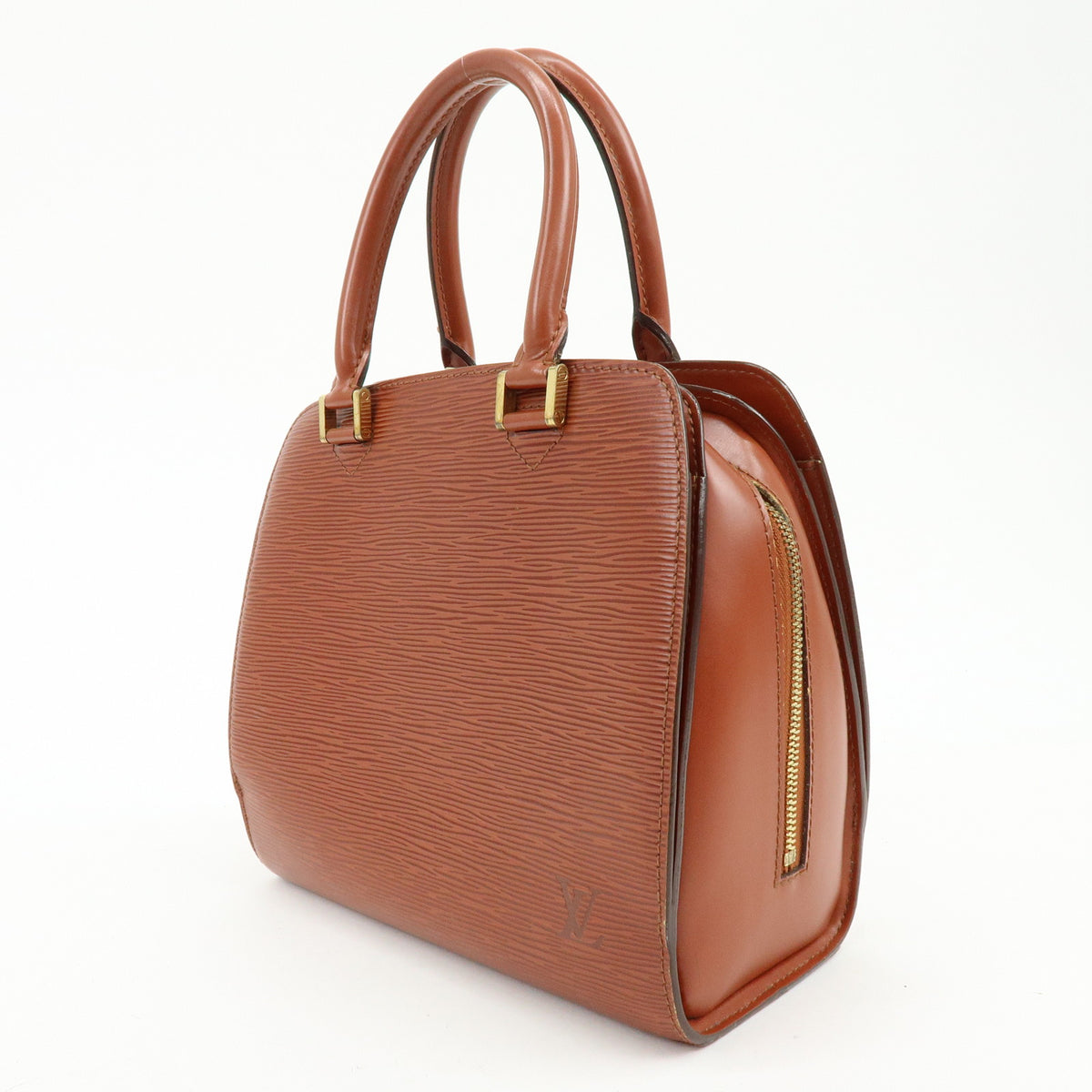 Luois Vuitton Epi Leather Pont Neuf Hand Bag Kenya Brown M52053