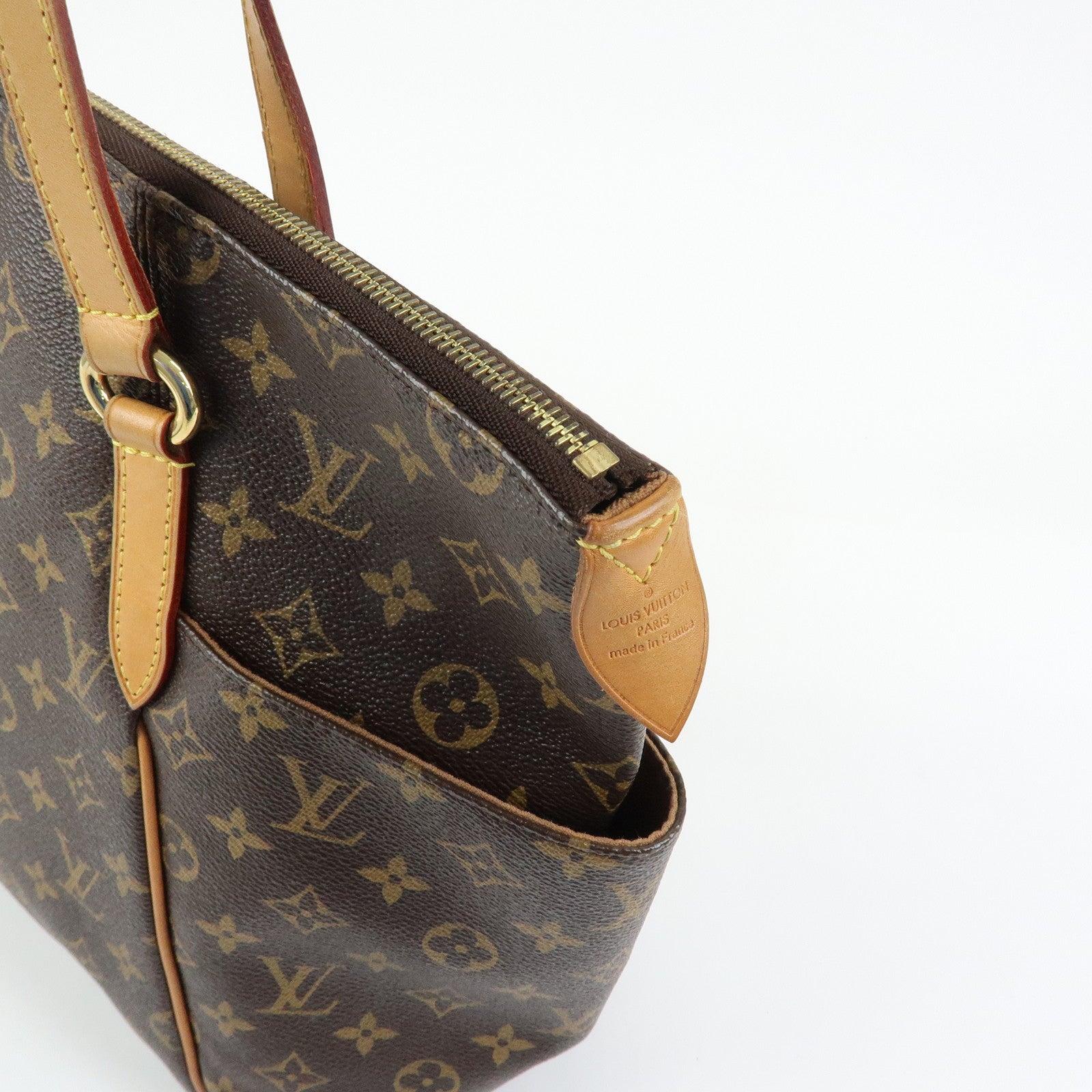 Louis Vuitton Monogram Totally MM Tote Shoulder Bag Brown M56689