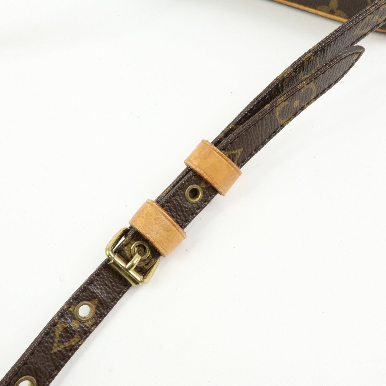 Louis Vuitton Monogram Pochette Marly Bandouliere Bag Brown M51828