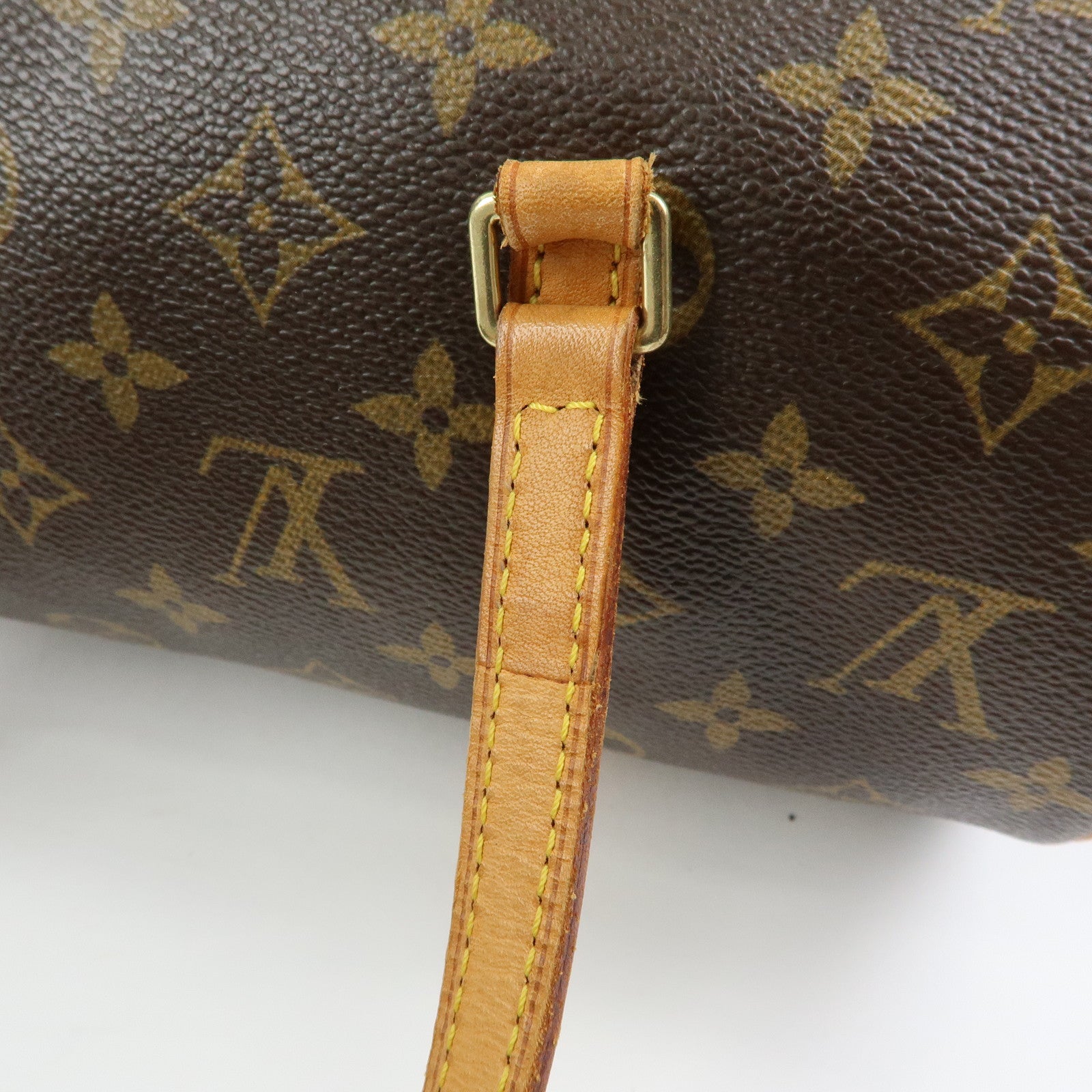Louis Vuitton Monogram Papillon 30 Hand Bag Brown M51385