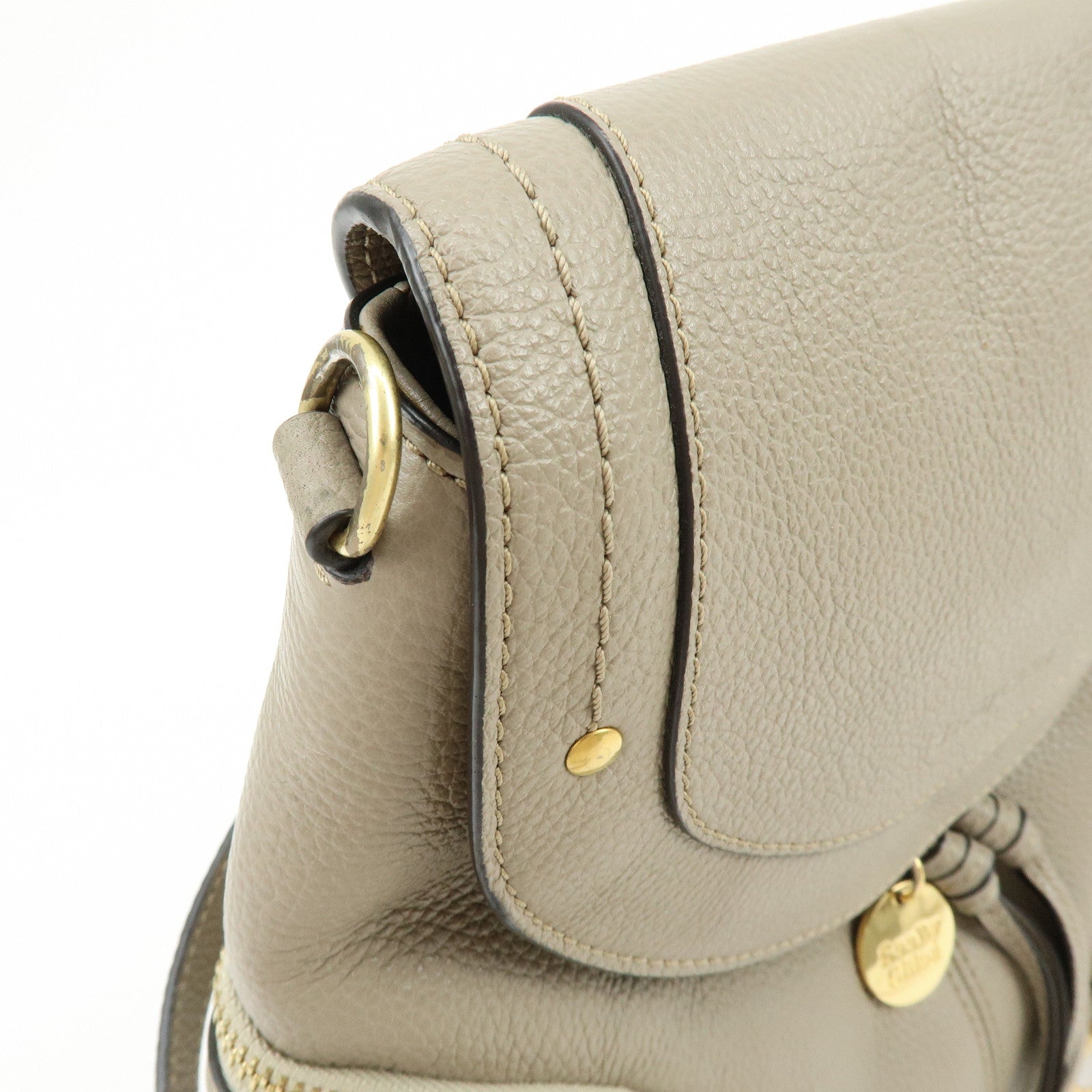 Chloe See By Chloe Olga 2Way Bag Mini Backpack Shoulder Bag Greige