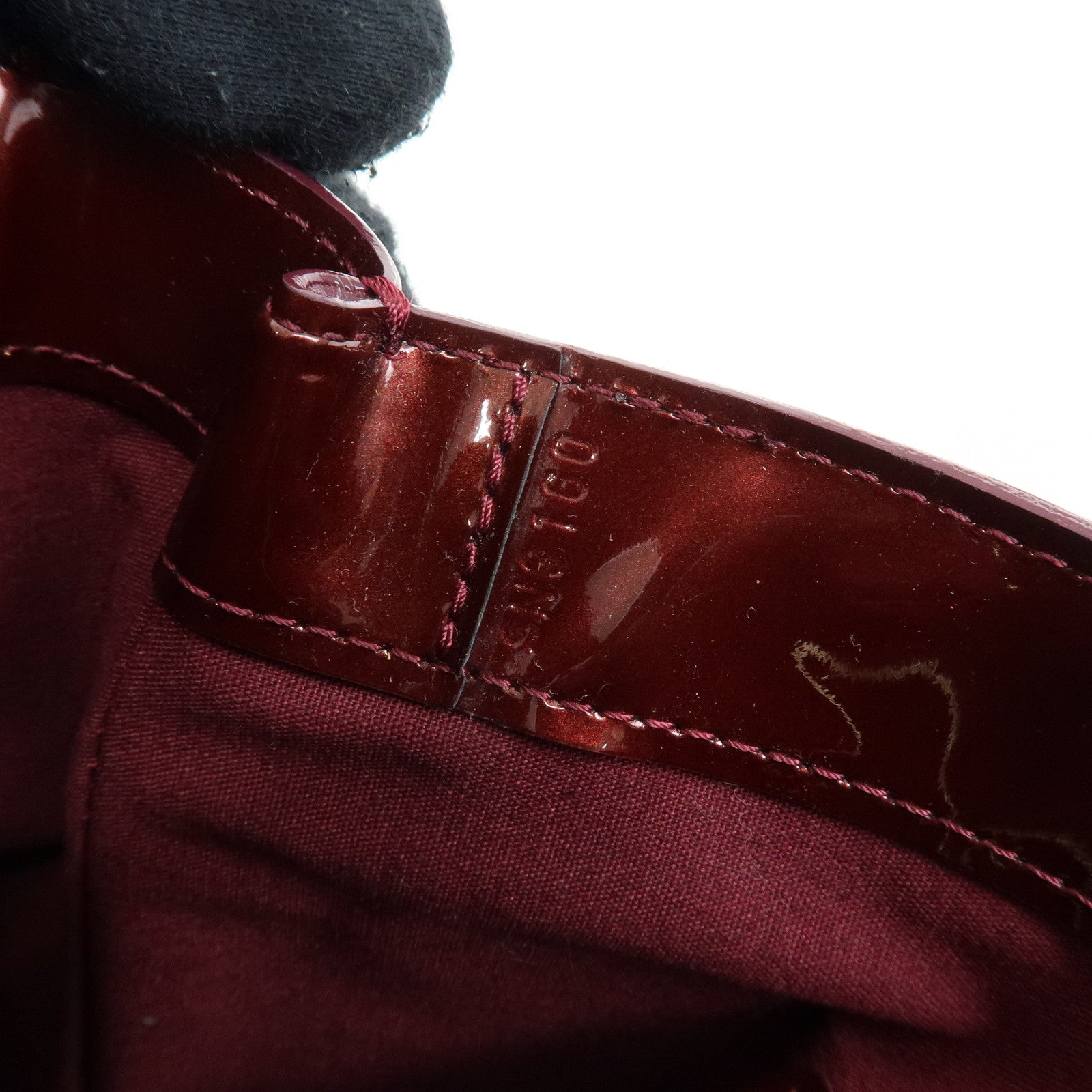 Louis Vuitton Monogram Vernis Leather Wilshire MM Tote Bag M91646