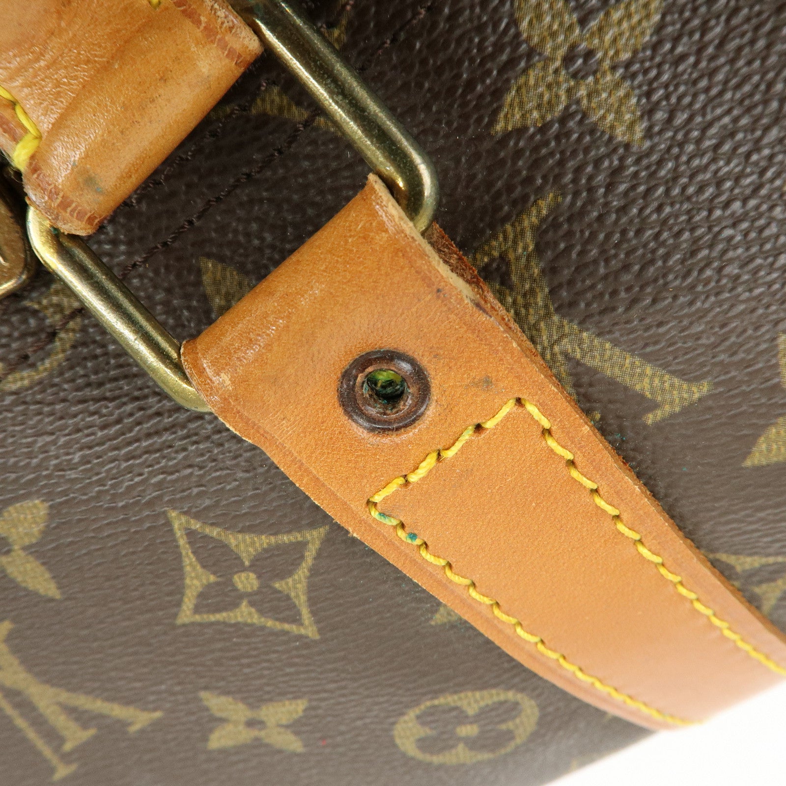 Louis Vuitton Monogram Keep All 55 Boston Bag Brown M41414