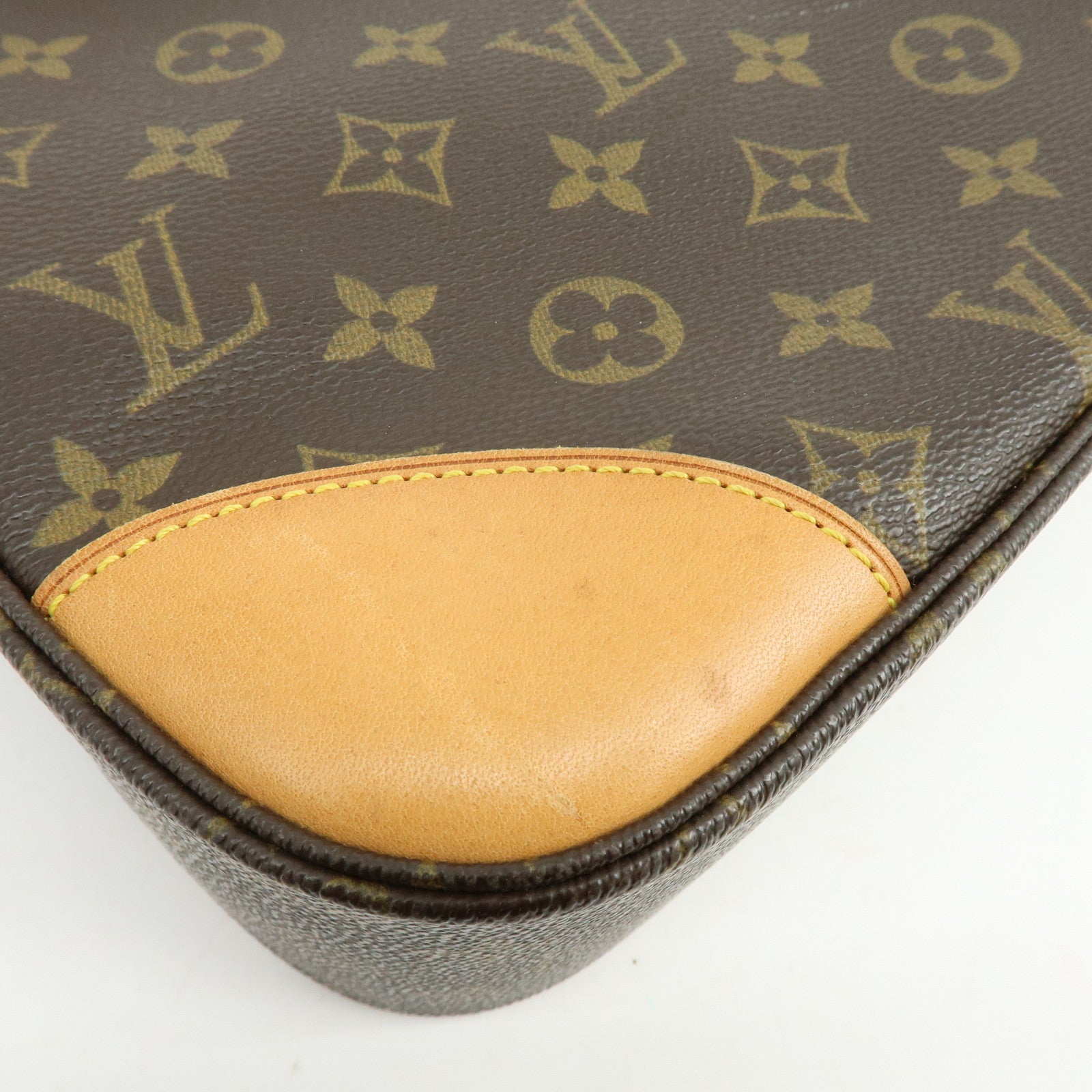 Louis Vuitton Monogram Boulogne 30 Canvas Shoulder Bag Brown M51265