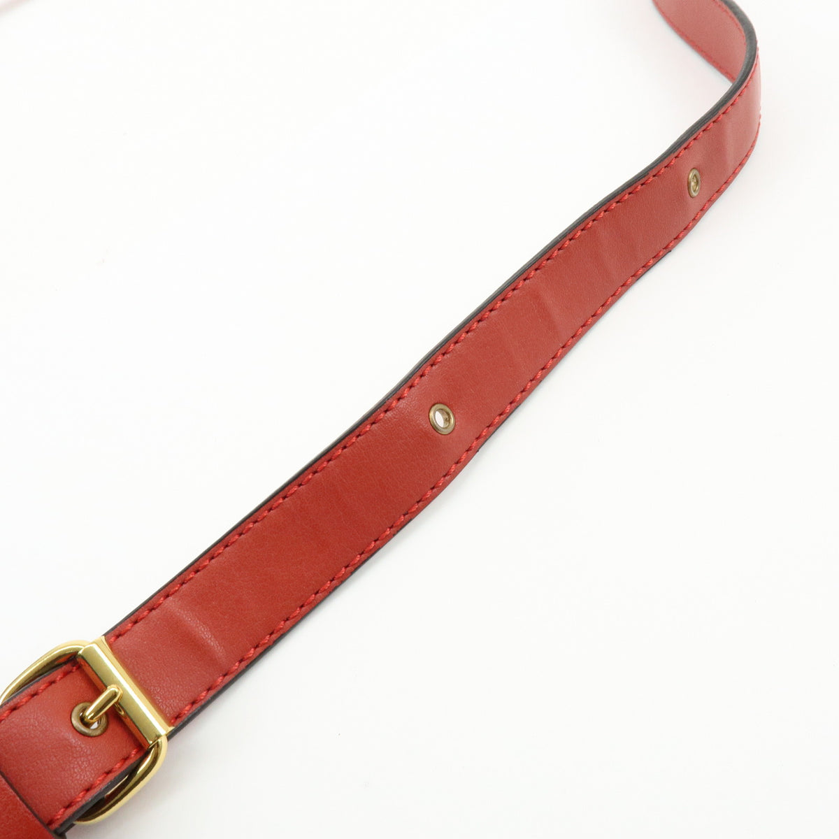 Chloe Eden Leather Shoulder Bag Crossbody Bag Tassel Red