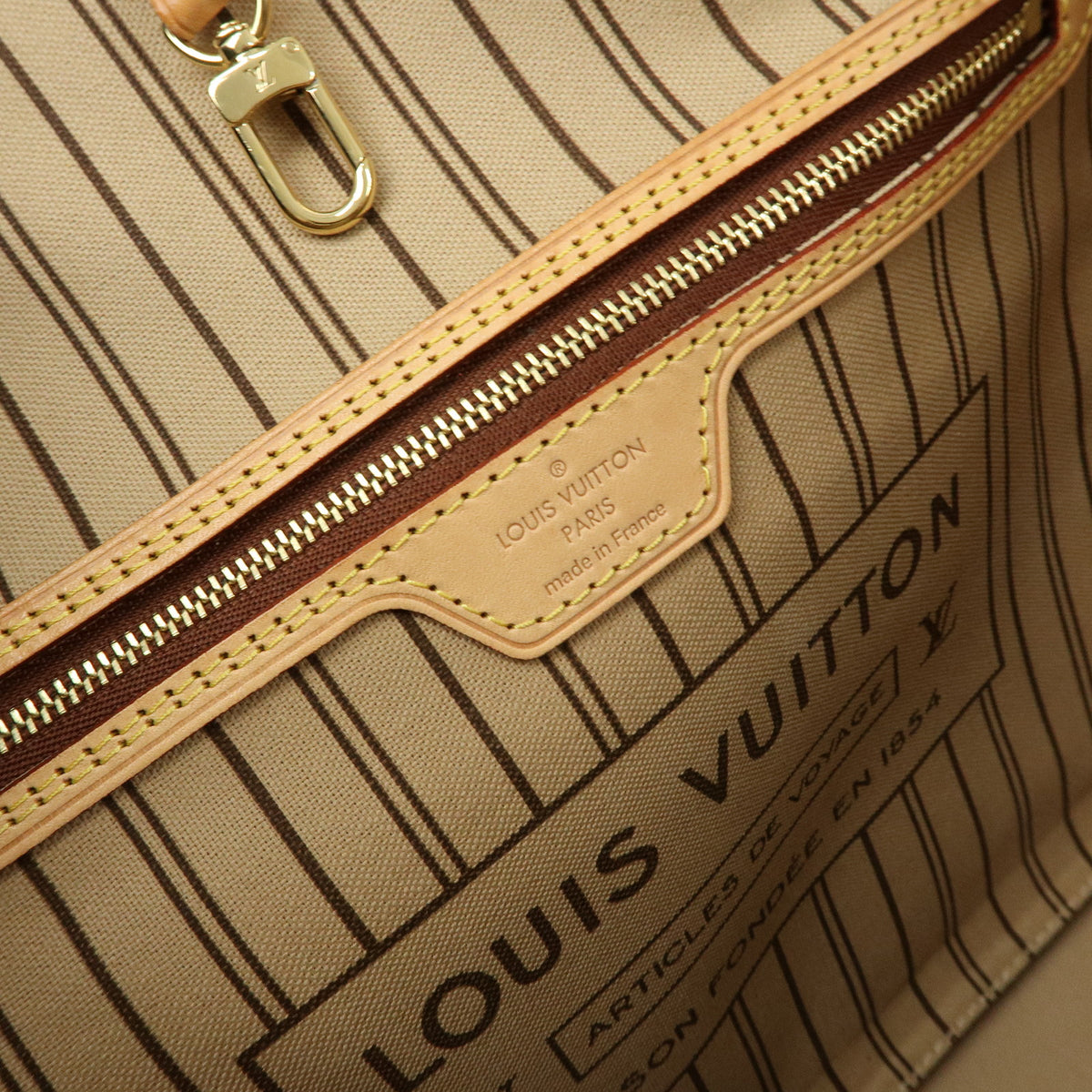Louis Vuitton Monogram Neverfull MM Tote Bag Shoulder Bag Brown M40995