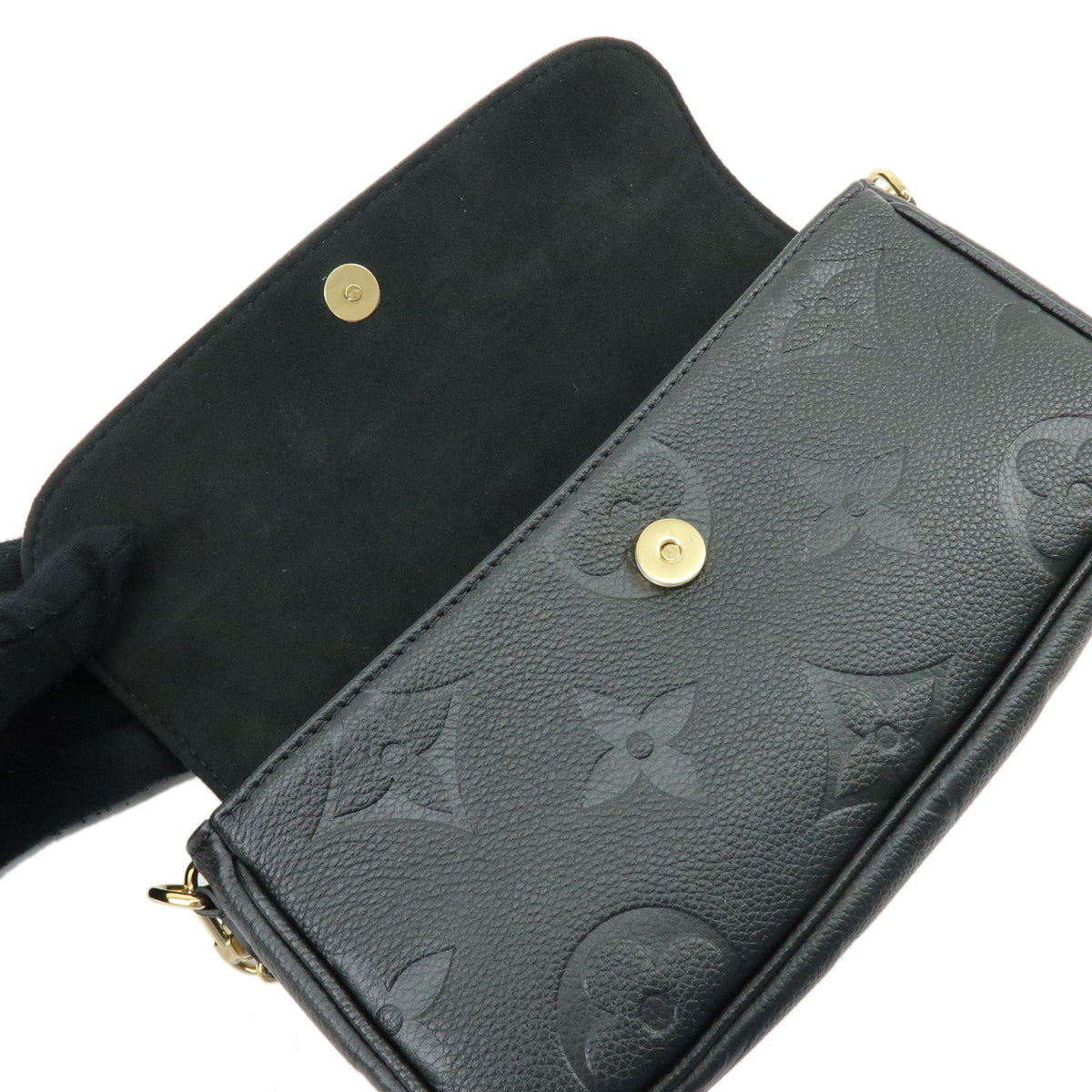 Louis Vuitton Monogram Empreinte Wallet On Chain Ivy Hand Bag M82154