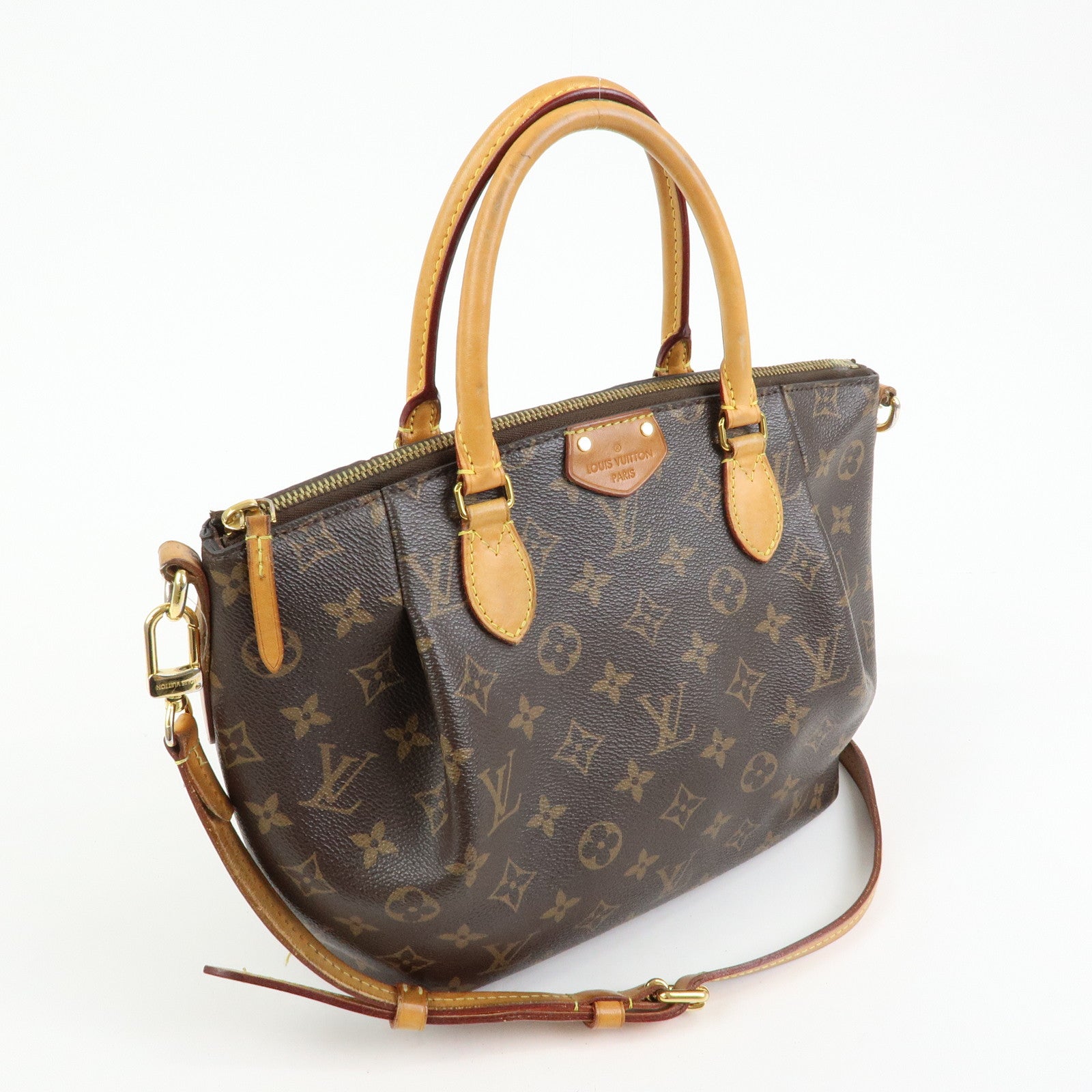 Louis Vuitton Monogram Turenne PM 2Way Bag Hand Bag Brown M48813