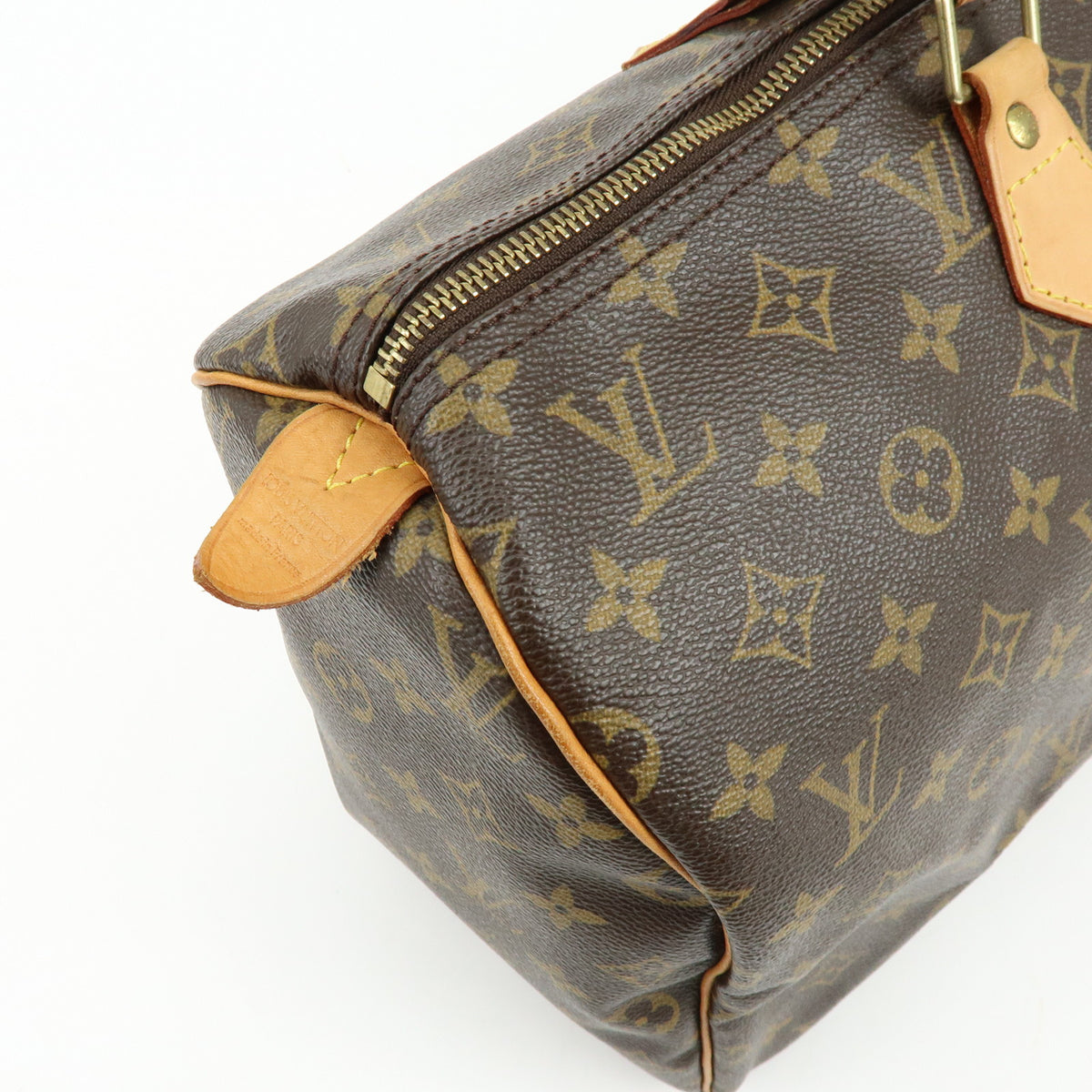 Louis Vuitton Monogram Speedy 40 Hand Bag Boston Bag Brown M41522