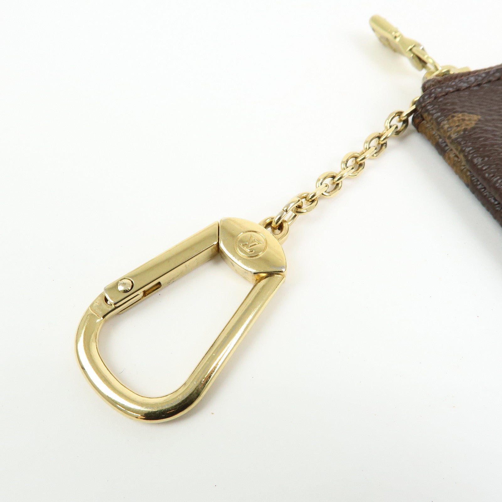 Louis Vuitton Monogram Pochette Cles Coin Case Key Case M62650
