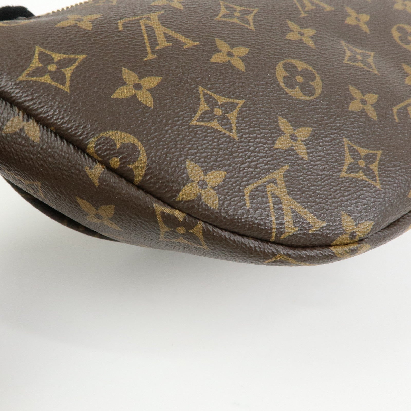 Louis Vuitton Monogram Bum Bag Crossbody Shoulder Bag Brown M43644