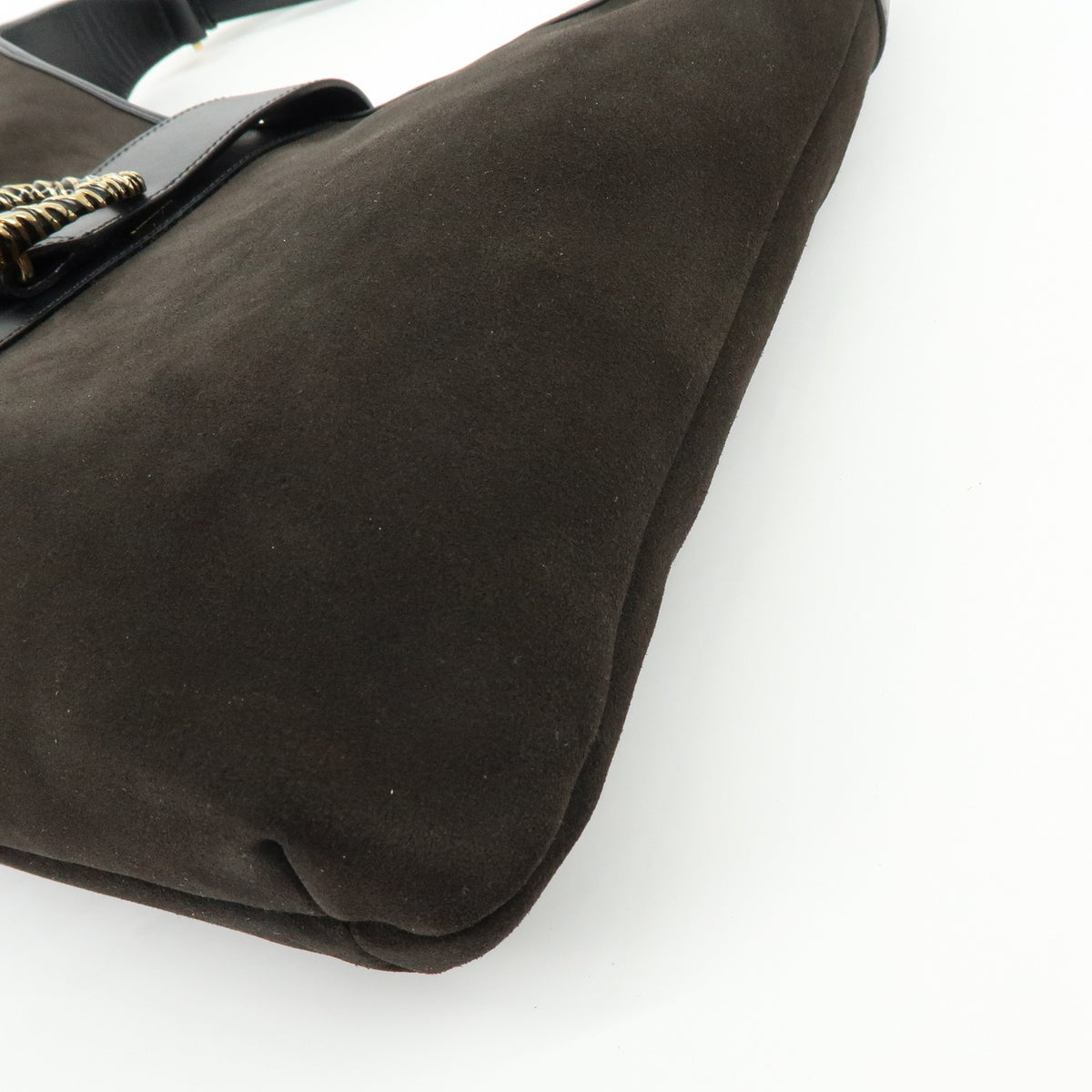 GUCCI Dionysus Suede Leather Shoulder Bag Hand Bag Dark Brown 001.4067