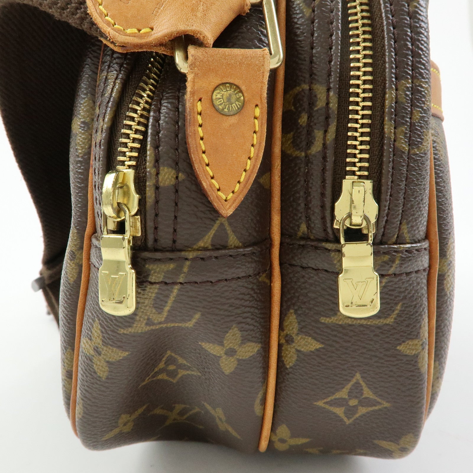 Louis Vuitton Monogram Reporter PM Shoulder Crossbody Bag Brown M45254