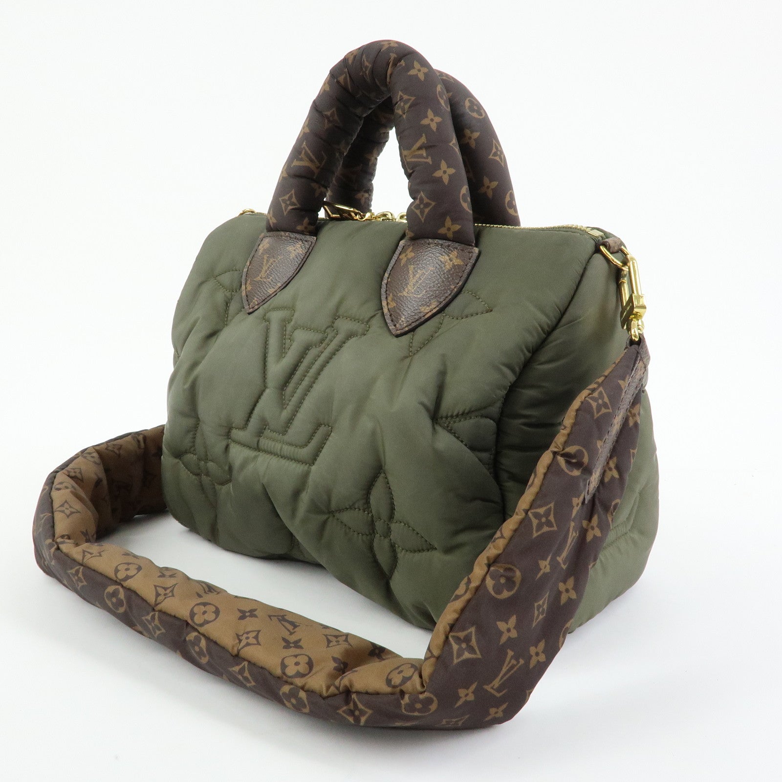 Louis Vuitton LV Pillow Speedy Bandouliere 25 2Way Bag Khaki M59009